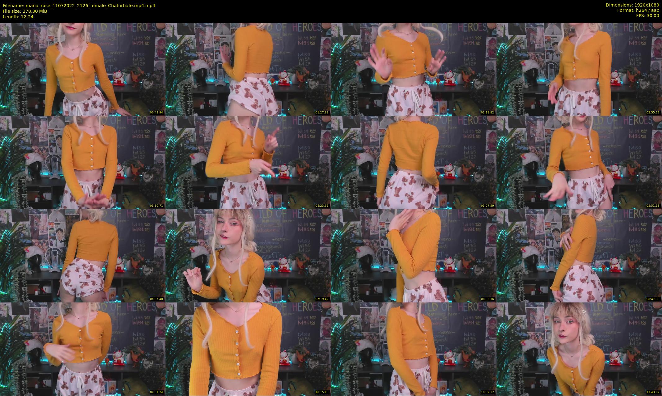 mana_rose — 13 minute Chaturbate female cam show recording, 1080p, Jul 11, 2022