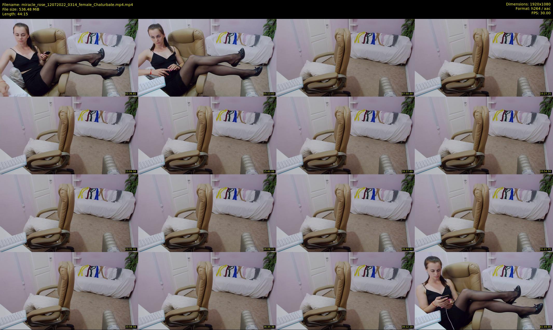 miracle_rose — 45 minute Chaturbate female cam show recording, 1080p, Jul 12, 2022