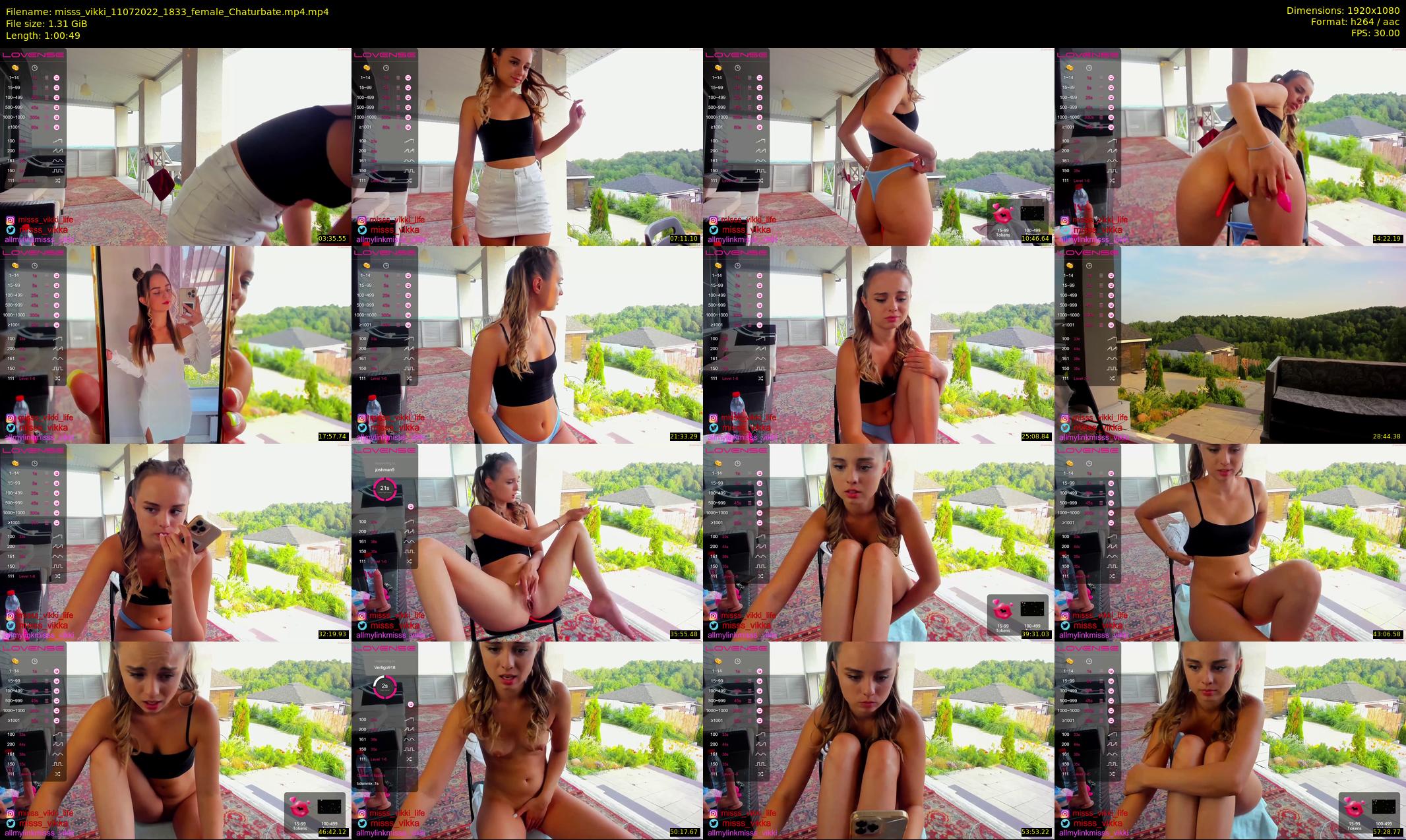 misss_vikki — 61 minute Chaturbate female cam show recording, 1080p, Jul 11, 2022