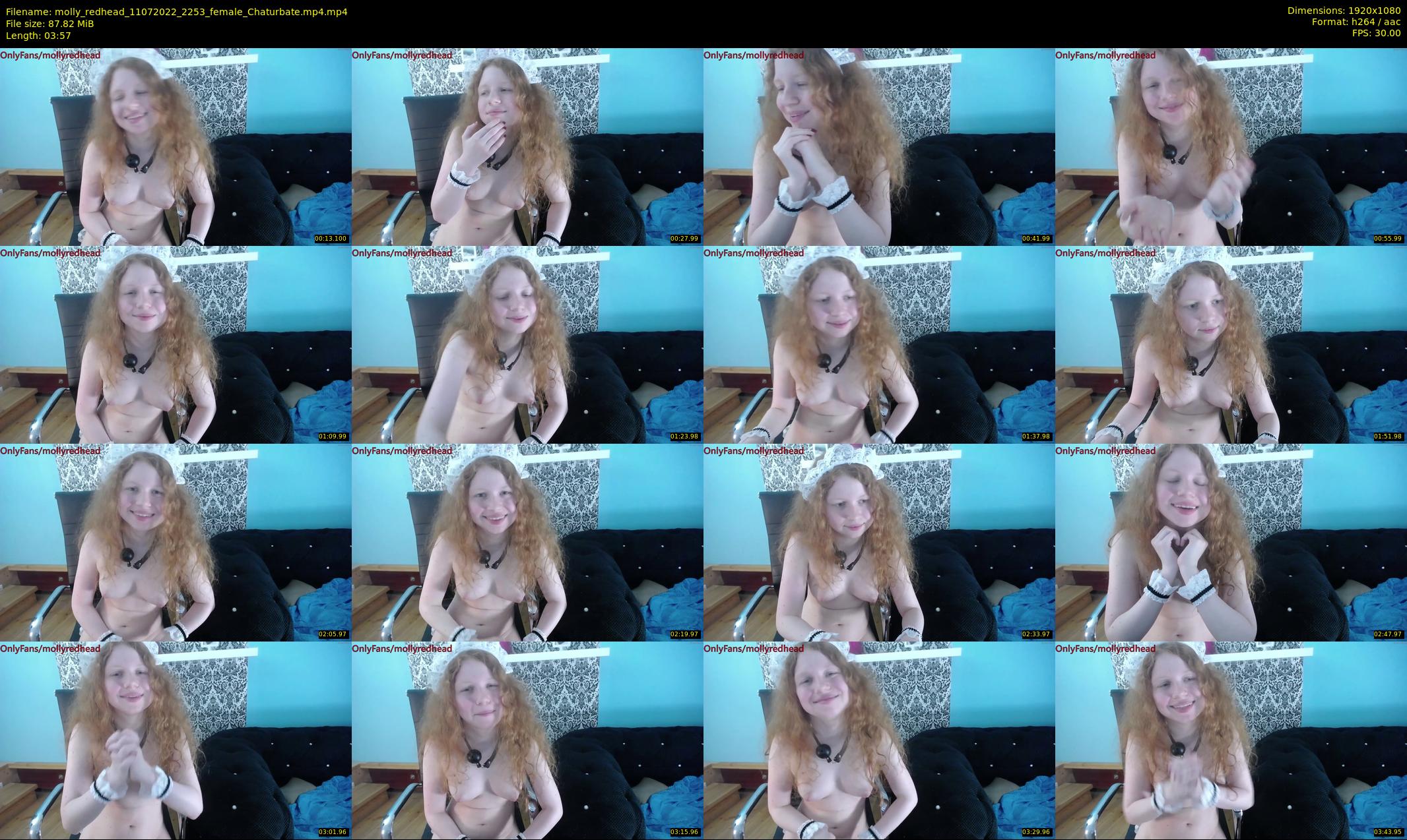 molly_redhead — 4 minute Chaturbate female cam show recording, 1080p, Jul 11, 2022