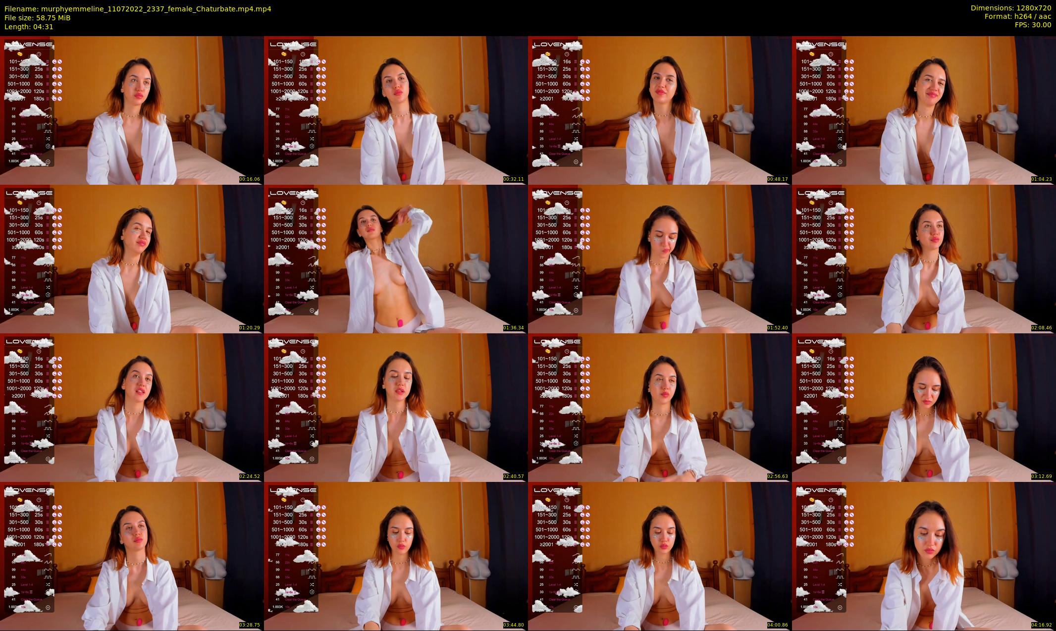 murphyemmeline — 5 minute Chaturbate female cam show recording, 720p, Jul 11, 2022