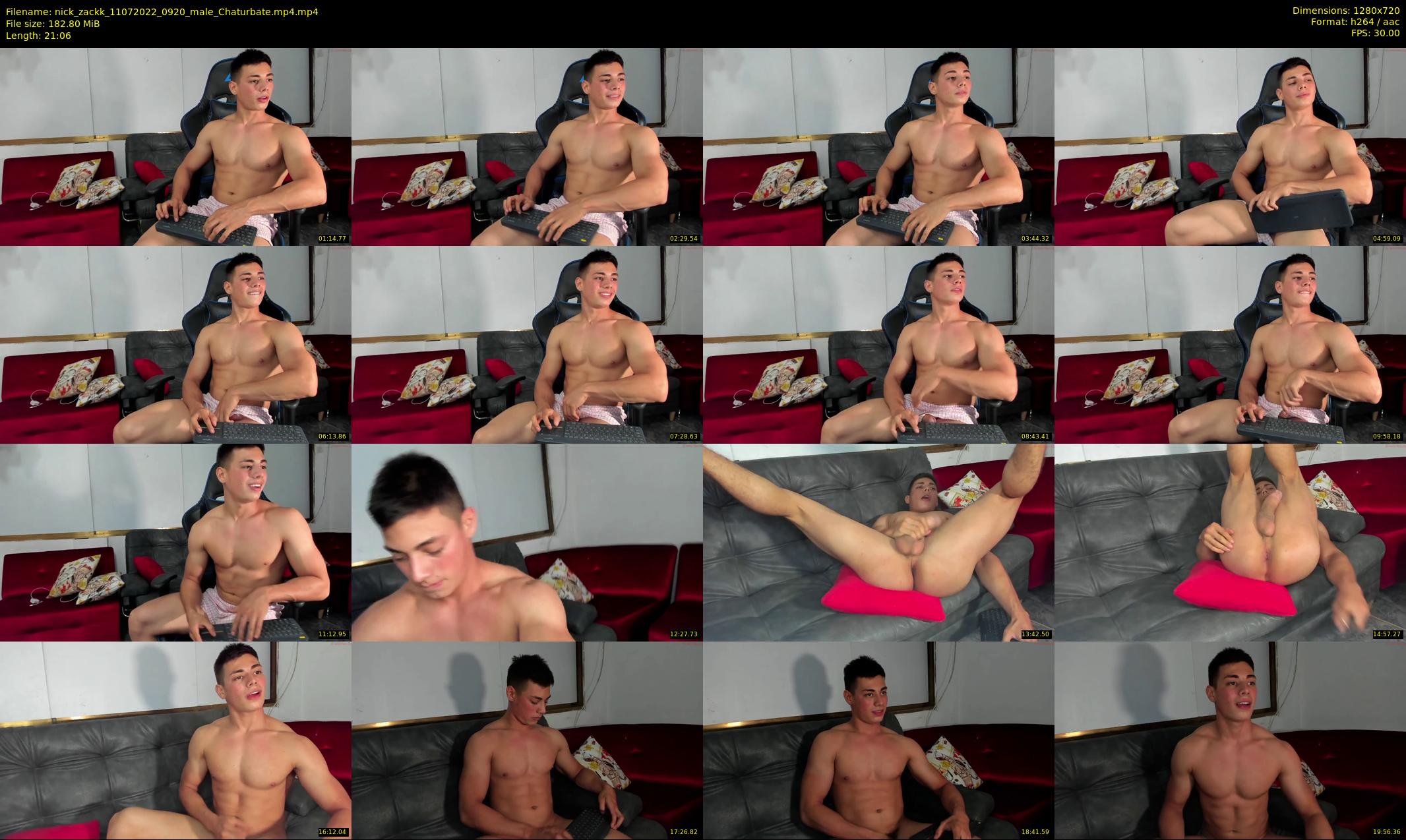 nick_zackk — 22 minute Chaturbate male cam show recording, 720p, Jul 11, 2022