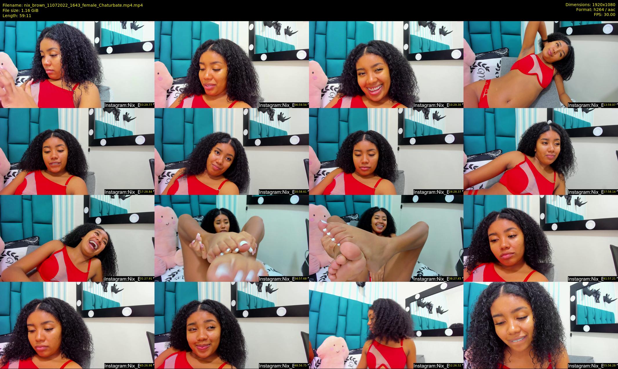 nix_brown — 60 minute Chaturbate female cam show recording, 1080p, Jul 11, 2022