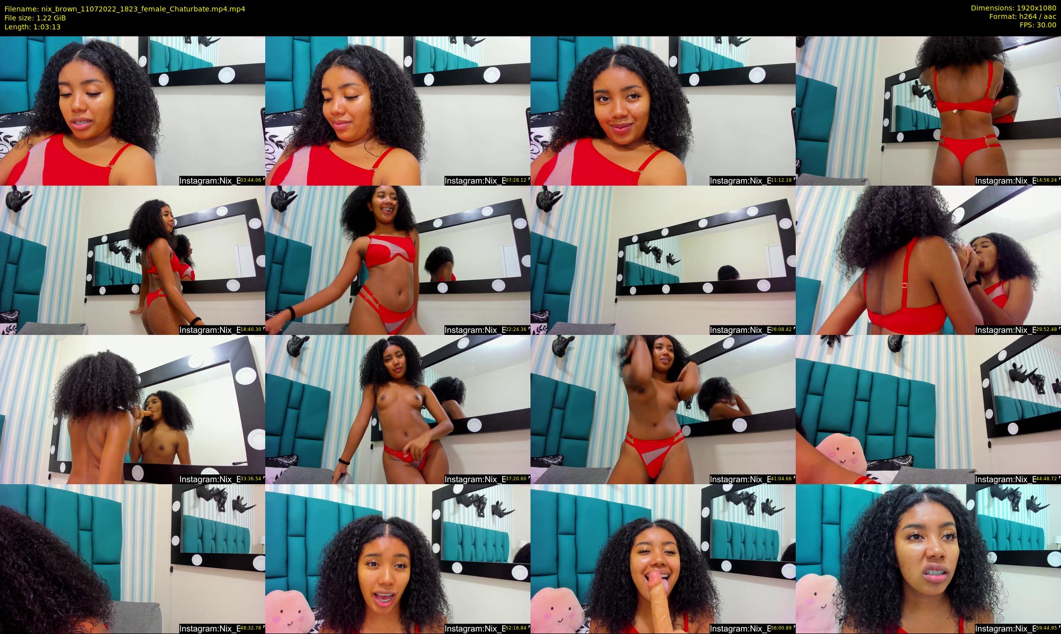 nix_brown — 64 minute Chaturbate female cam show recording, 1080p, Jul 11, 2022