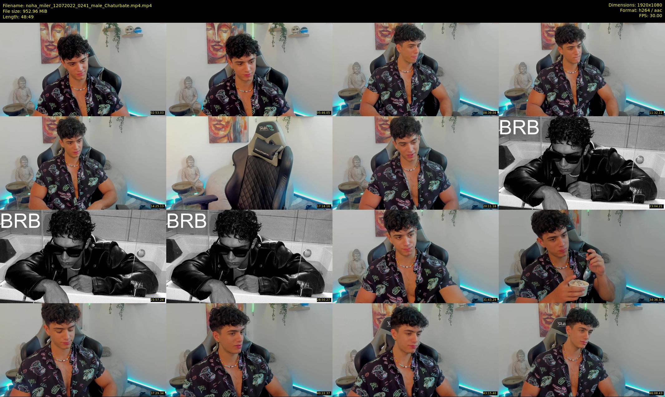 noha_miler — 49 minute Chaturbate male cam show recording, 1080p, Jul 12, 2022