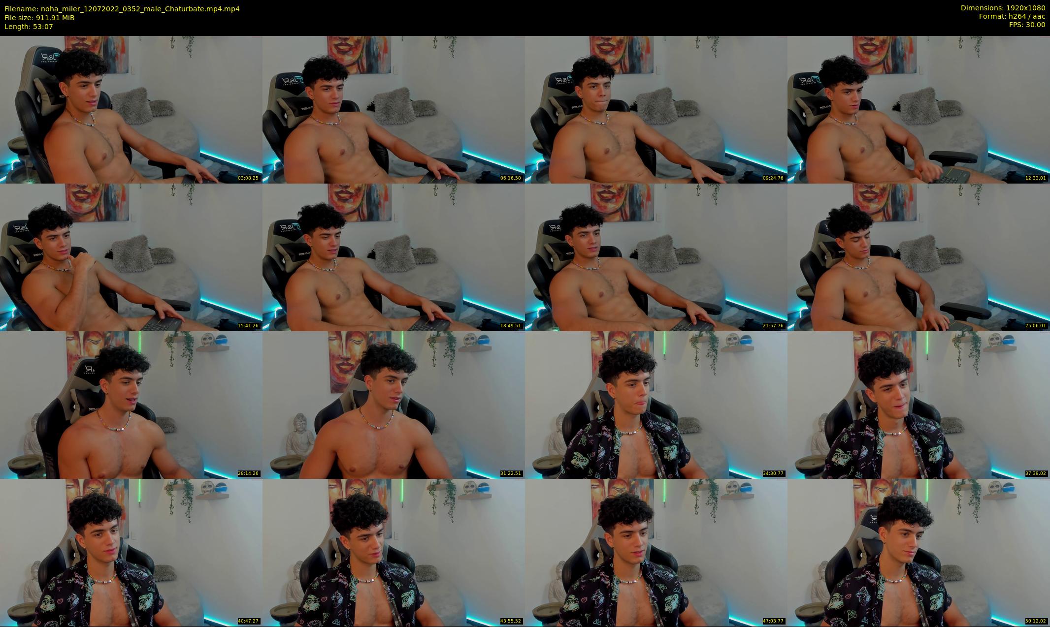 noha_miler — 54 minute Chaturbate male cam show recording, 1080p, Jul 12, 2022