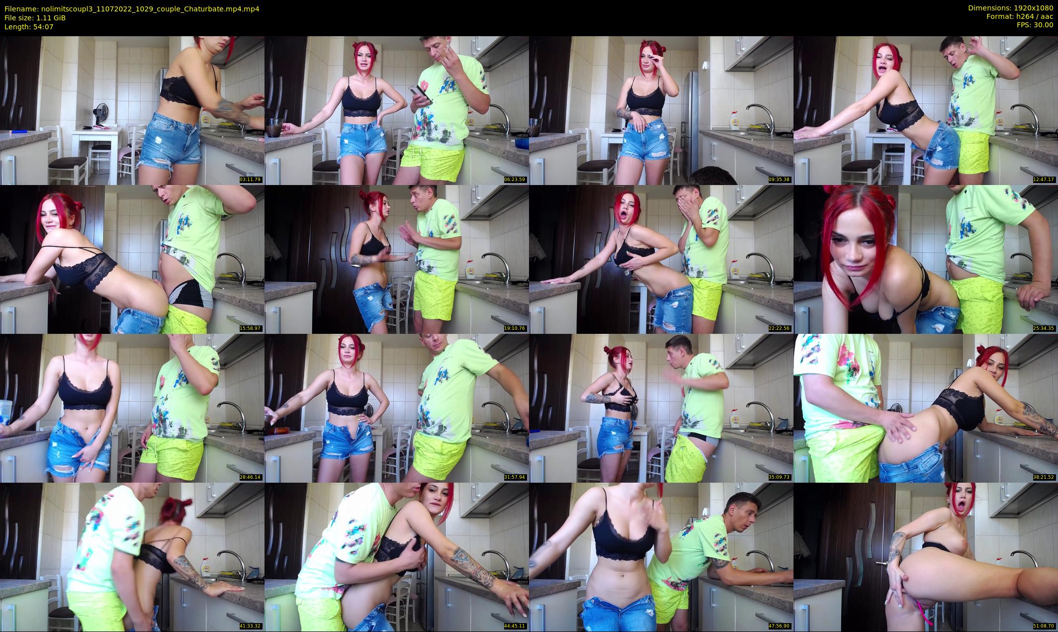 nolimitscoupl3 — 55 minute Chaturbate couple cam show recording, 1080p, Jul 11, 2022
