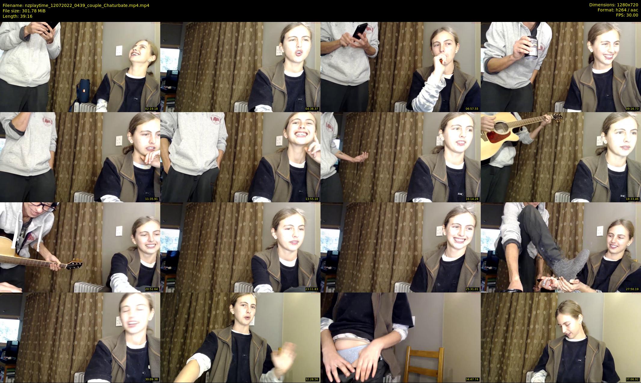 nzplaytime — 40 minute Chaturbate couple cam show recording, 720p, Jul 12, 2022