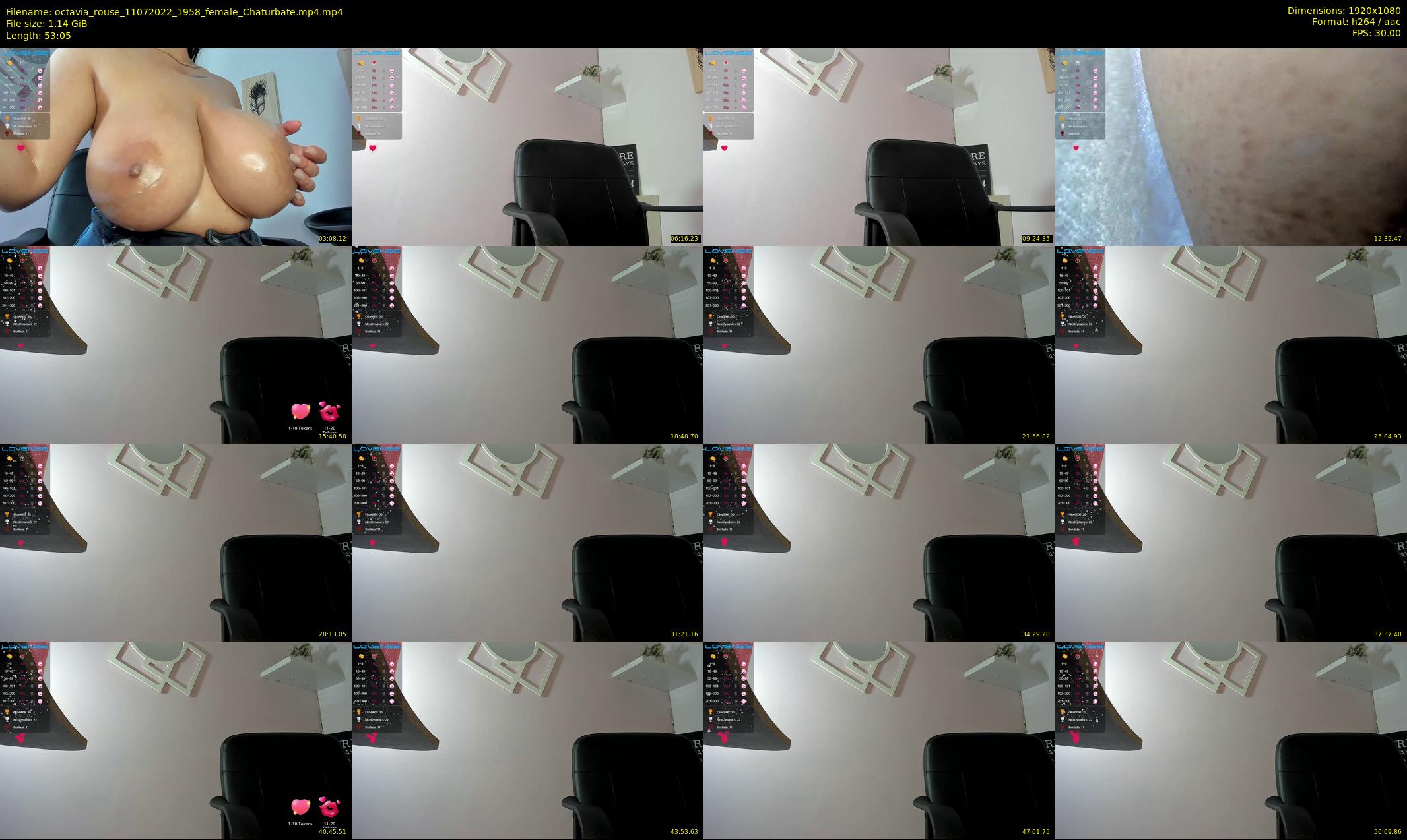 octavia_rouse — 54 minute Chaturbate female cam show recording, 1080p, Jul 11, 2022