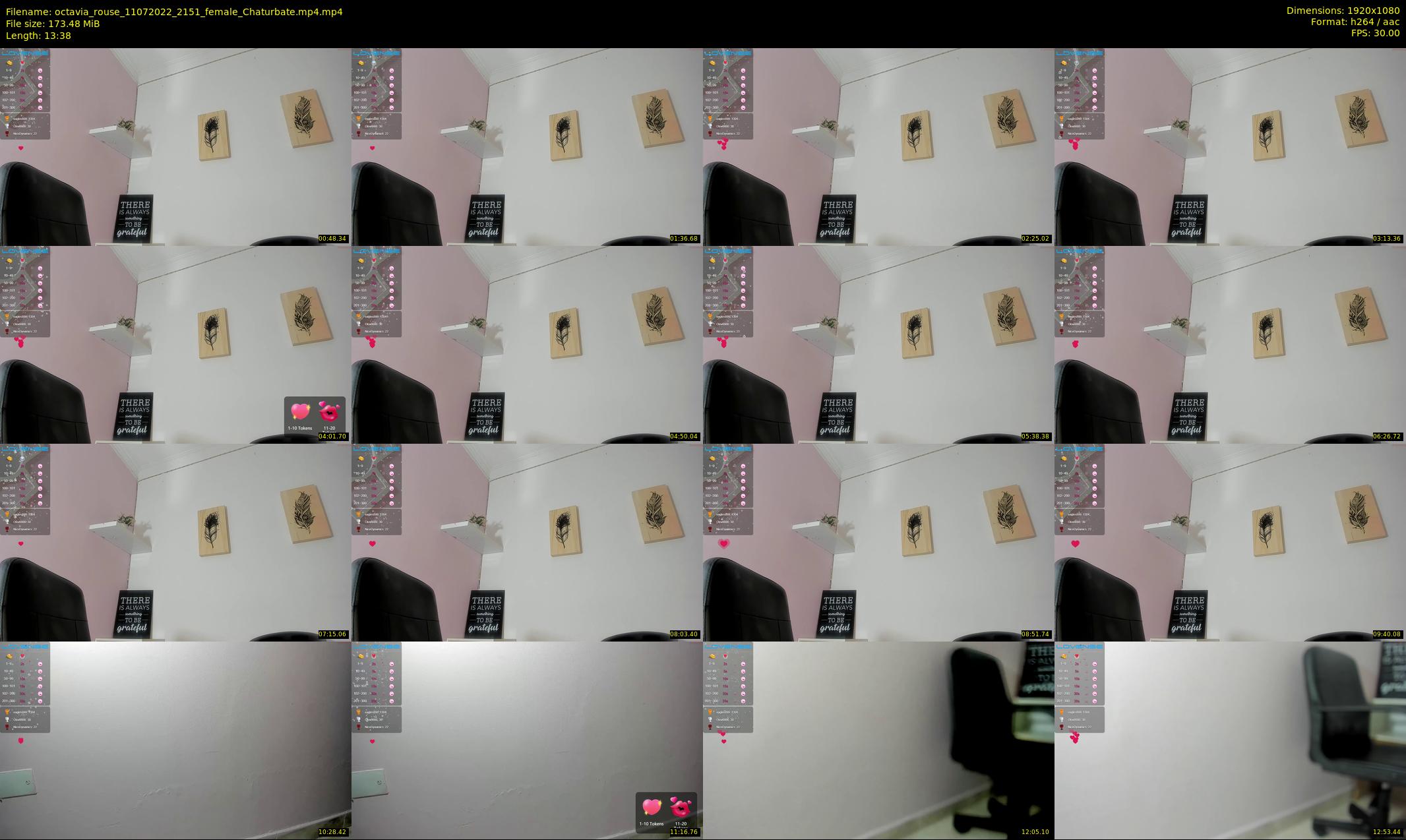 octavia_rouse — 14 minute Chaturbate female cam show recording, 1080p, Jul 11, 2022