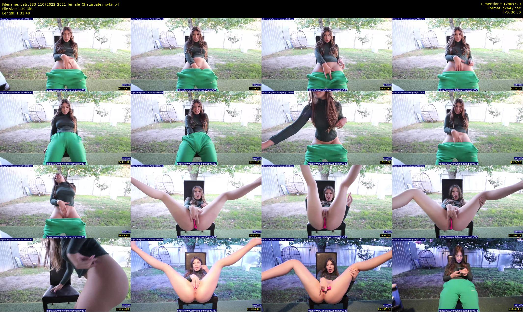 patry333 — 92 minute Chaturbate female cam show recording, 720p, Jul 11, 2022