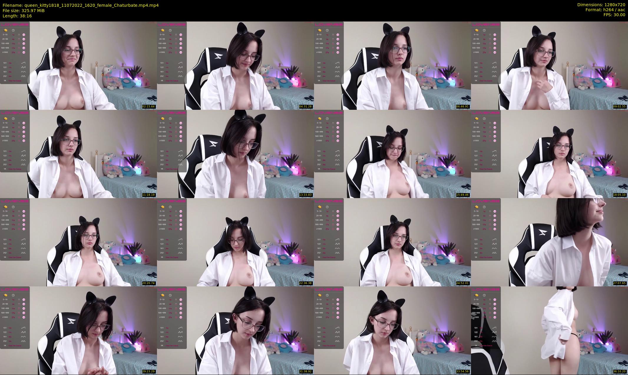 queen_kitty1818 — 39 minute Chaturbate female cam show recording, 720p, Jul 11, 2022
