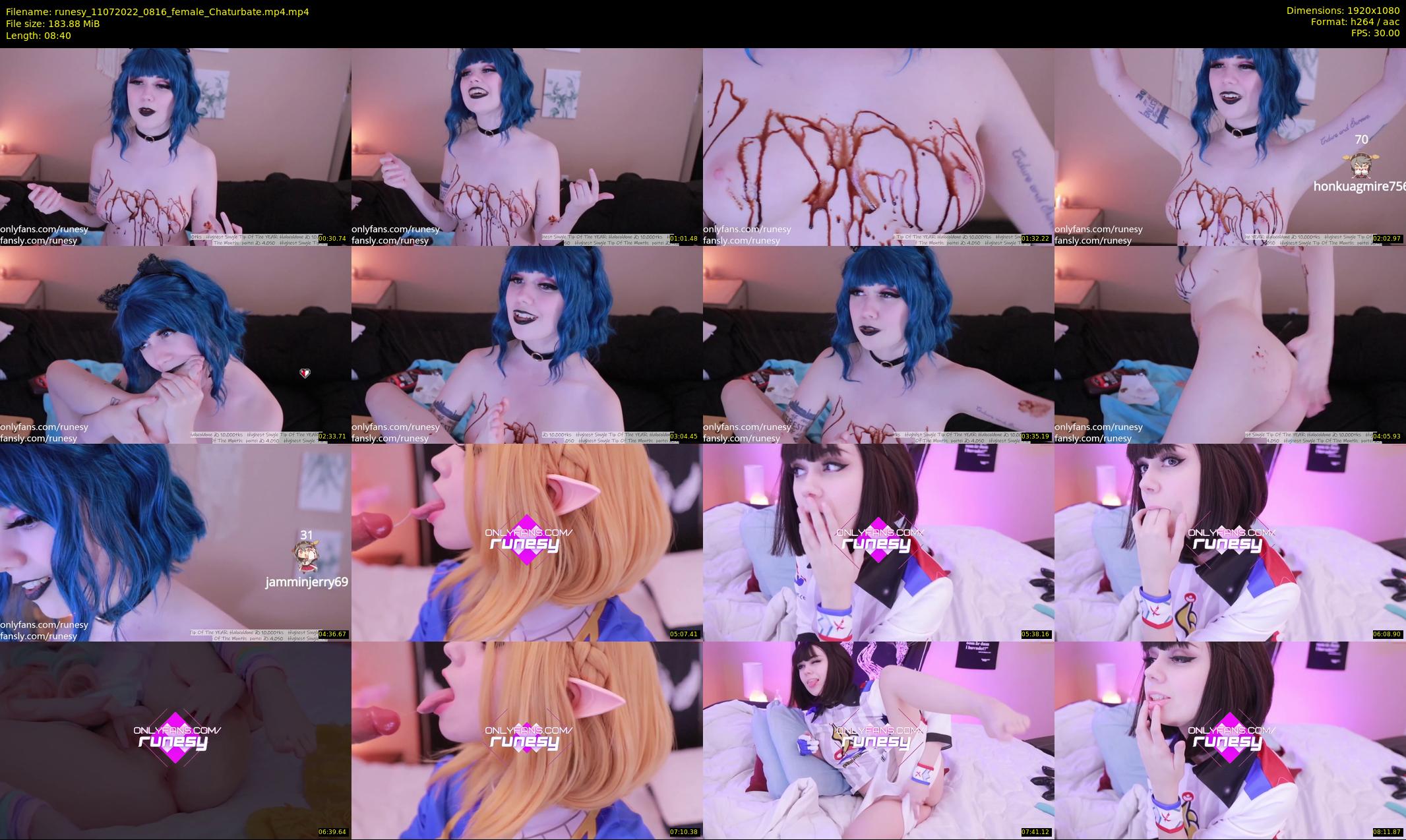 runesy — 9 minute Chaturbate female cam show recording, 1080p, Jul 11, 2022