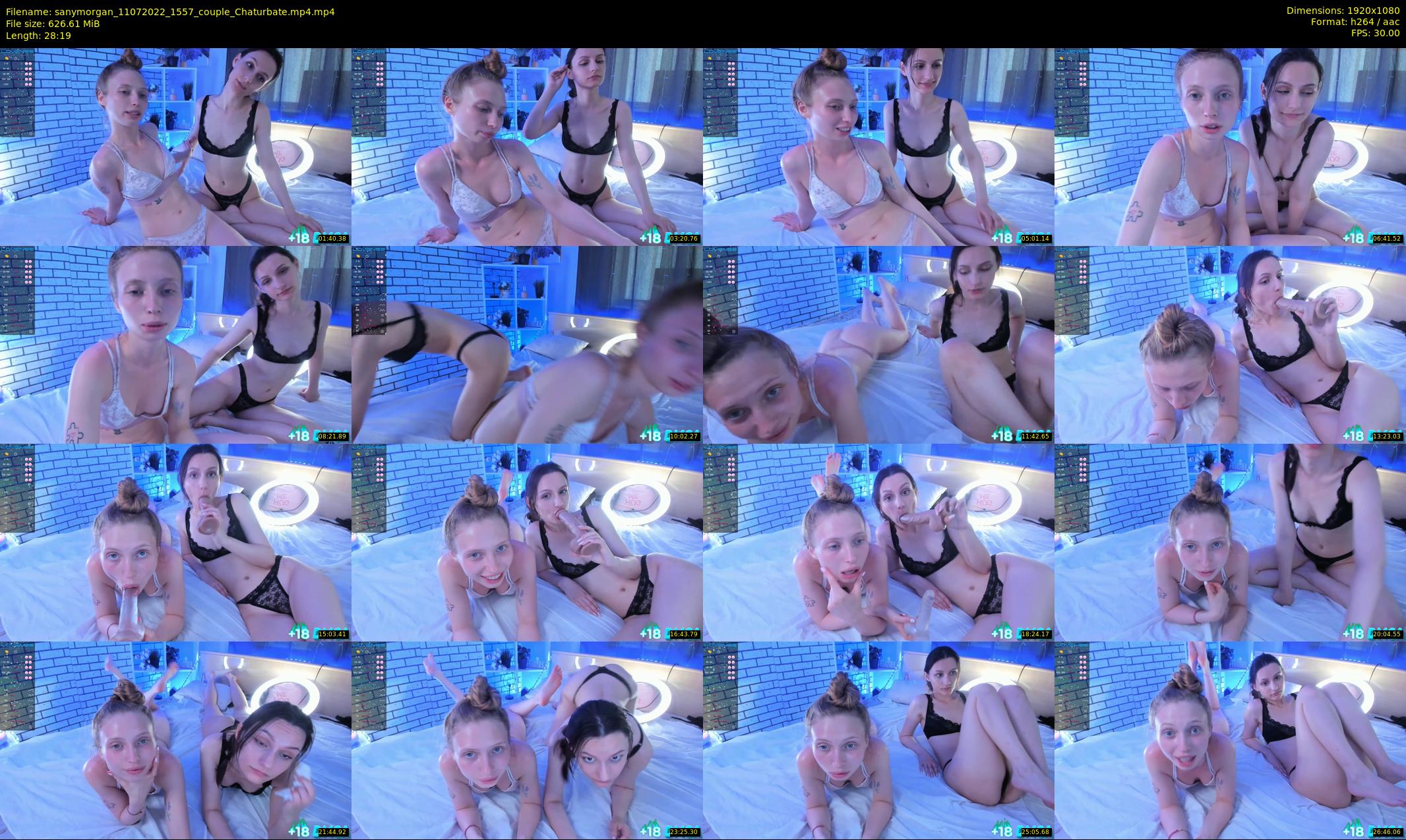 sanymorgan — 29 minute Chaturbate couple cam show recording, 1080p, Jul 11, 2022