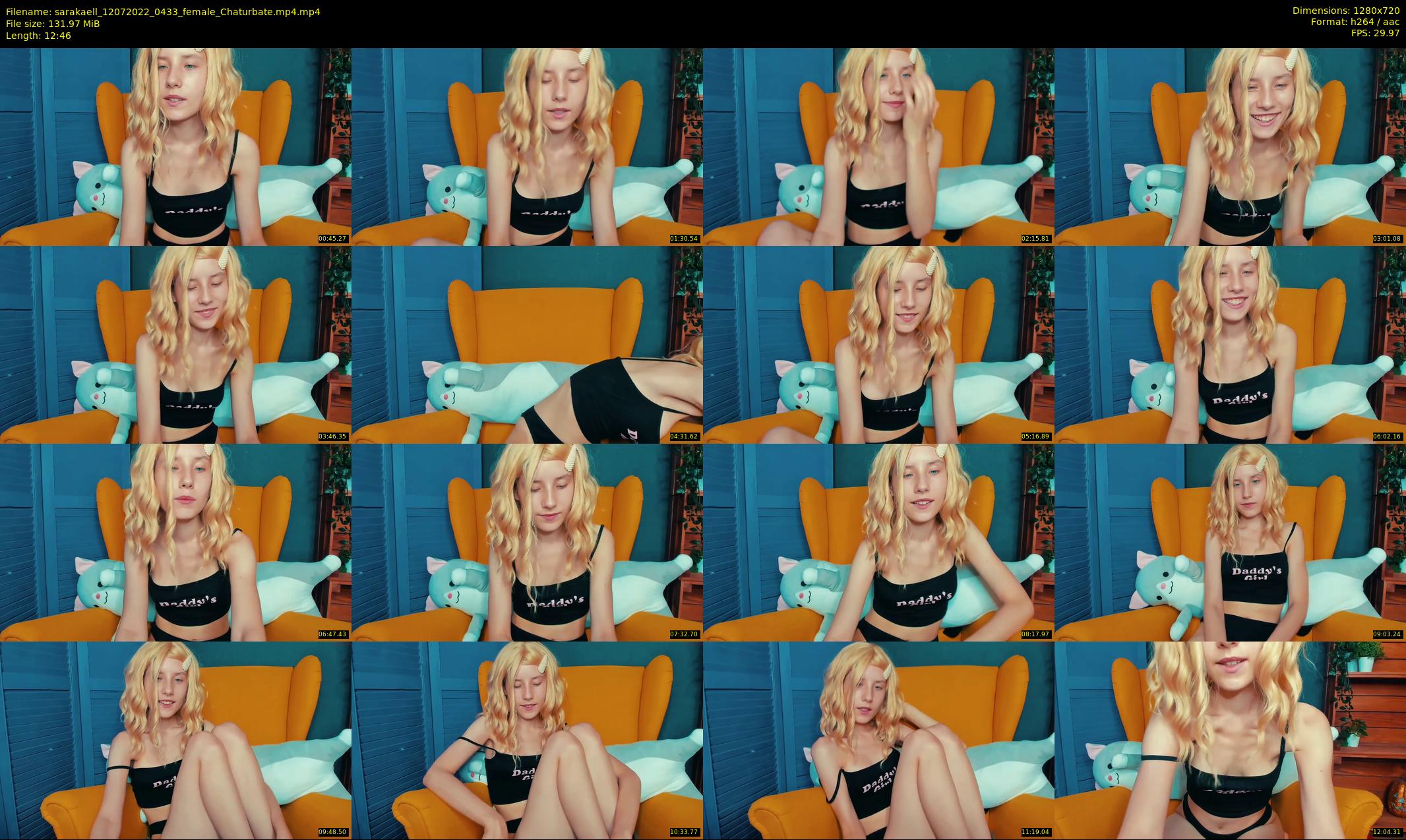 sarakaell — 13 minute Chaturbate female cam show recording, 720p, Jul 12, 2022