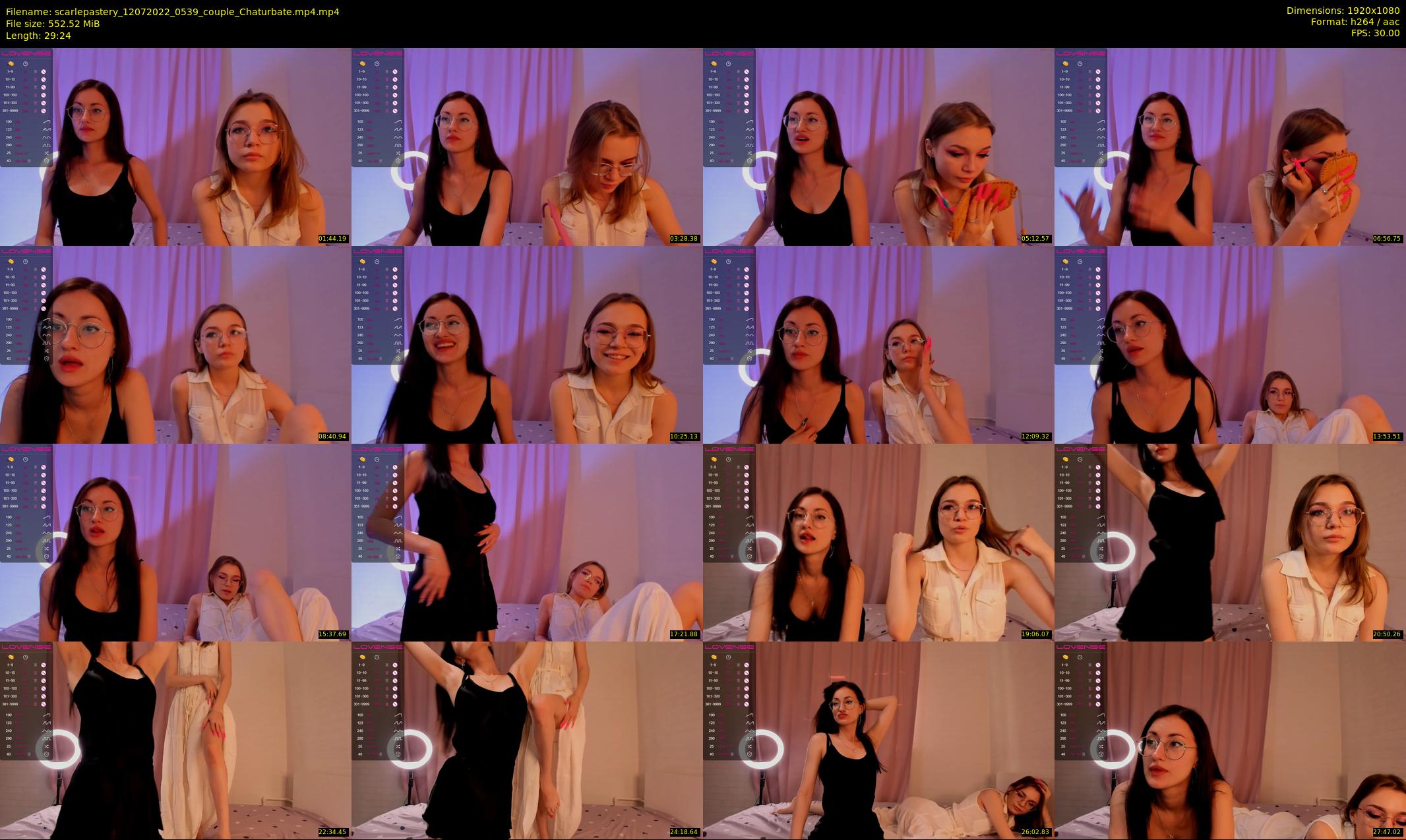 scarlepastery — 30 minute Chaturbate couple cam show recording, 1080p, Jul 12, 2022