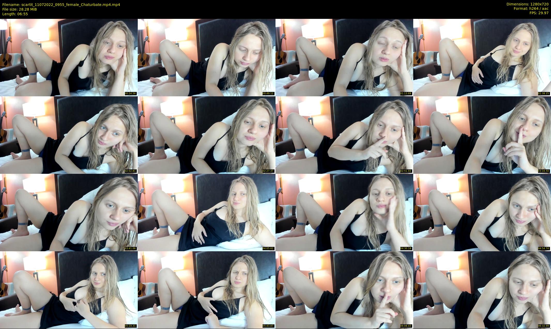 scartit — 7 minute Chaturbate female cam show recording, 720p, Jul 11, 2022