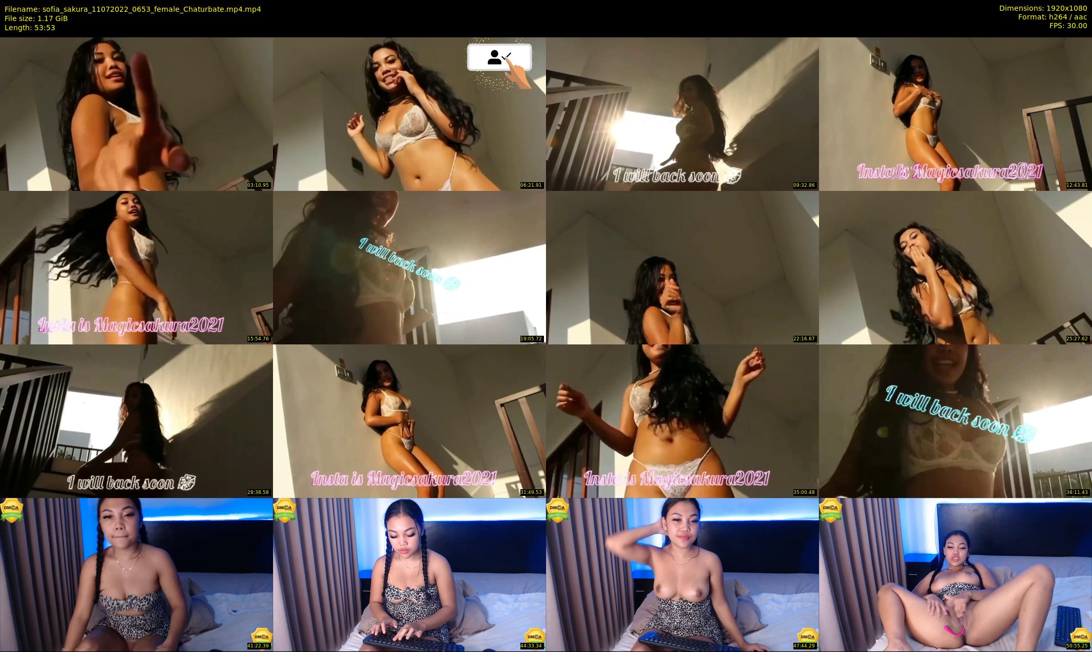 sofia_sakura — 54 minute Chaturbate female cam show recording, 1080p, Jul 11, 2022