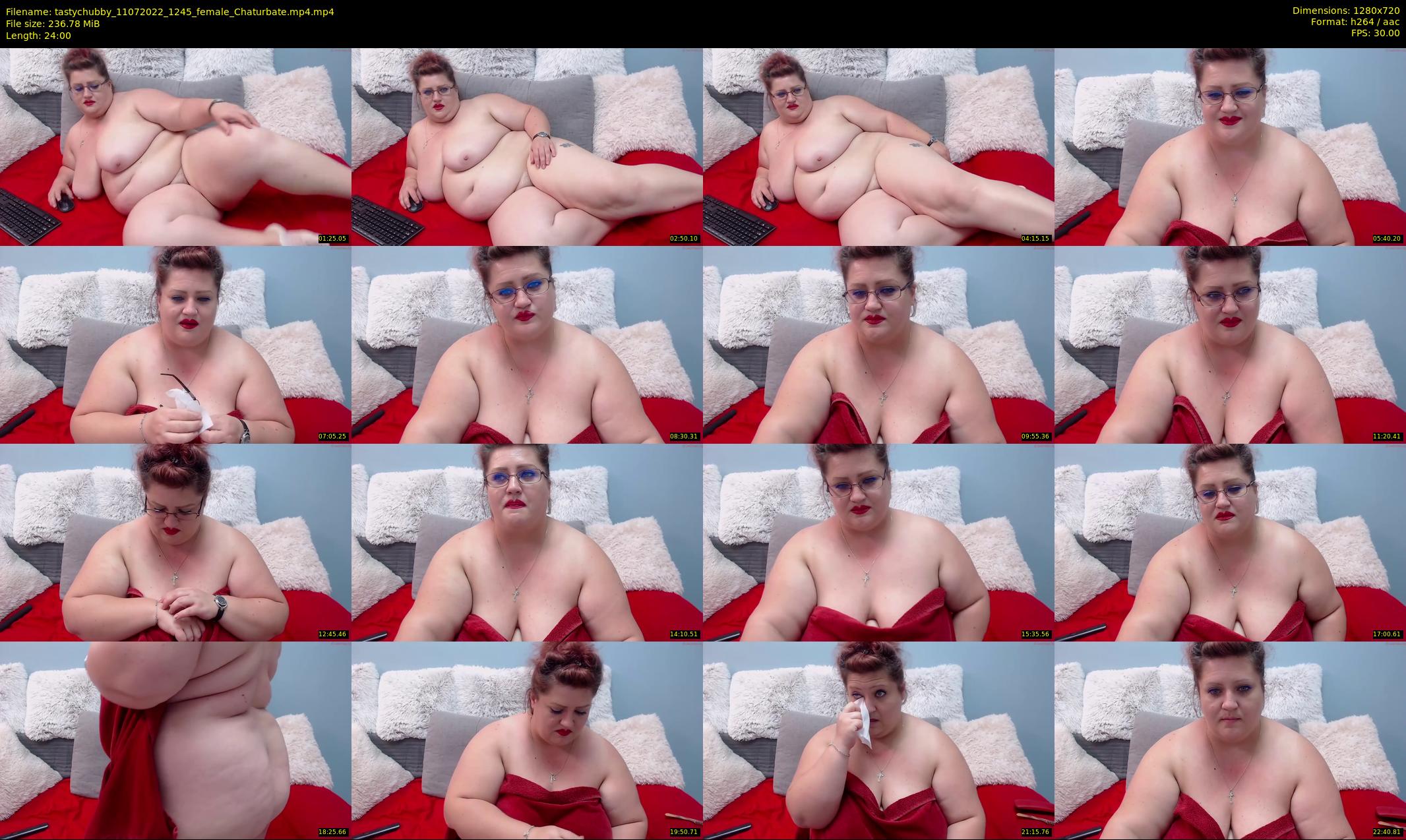 tastychubby — 24 minute Chaturbate female cam show recording, 720p, Jul 11, 2022