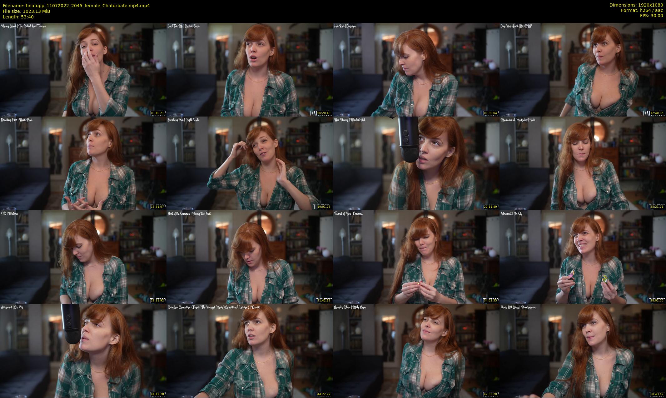 tinatopp — 54 minute Chaturbate female cam show recording, 1080p, Jul 11, 2022