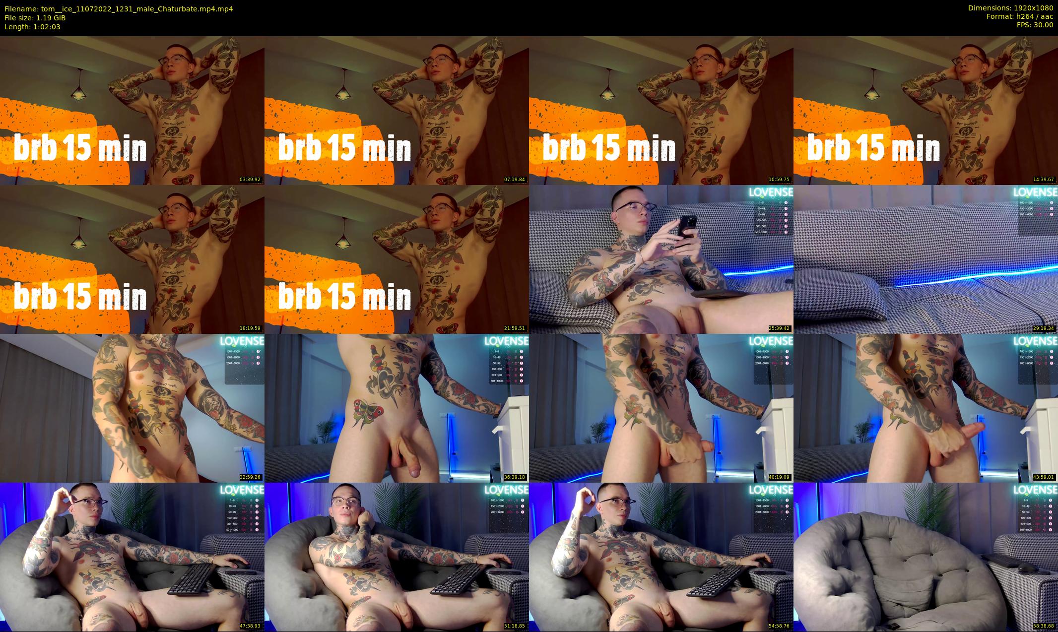tom__ice — 63 minute Chaturbate male cam show recording, 1080p, Jul 11, 2022