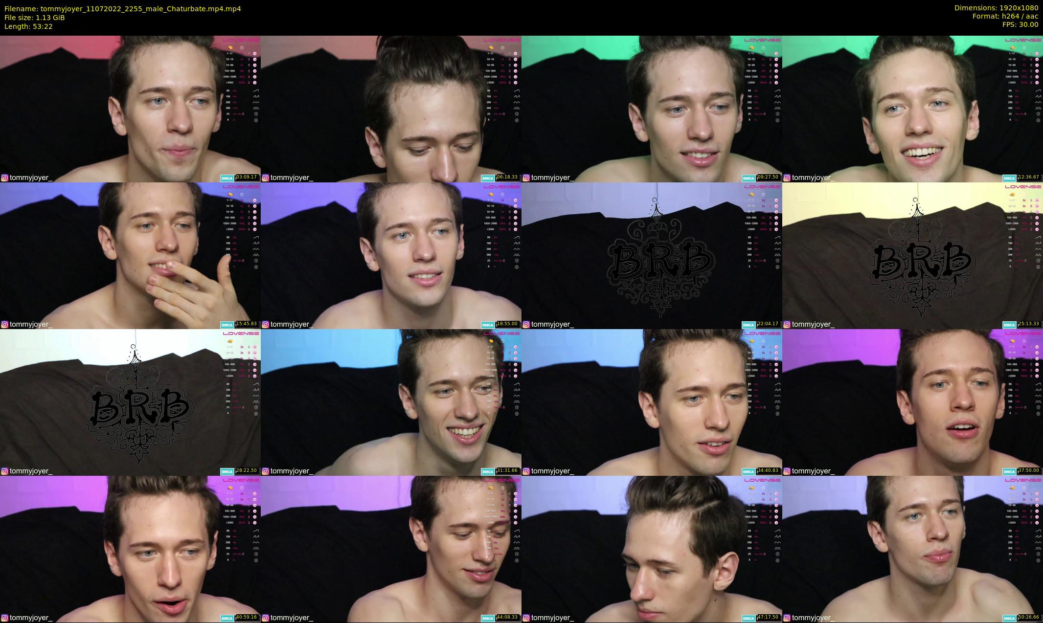 tommyjoyer — 54 minute Chaturbate male cam show recording, 1080p, Jul 11, 2022