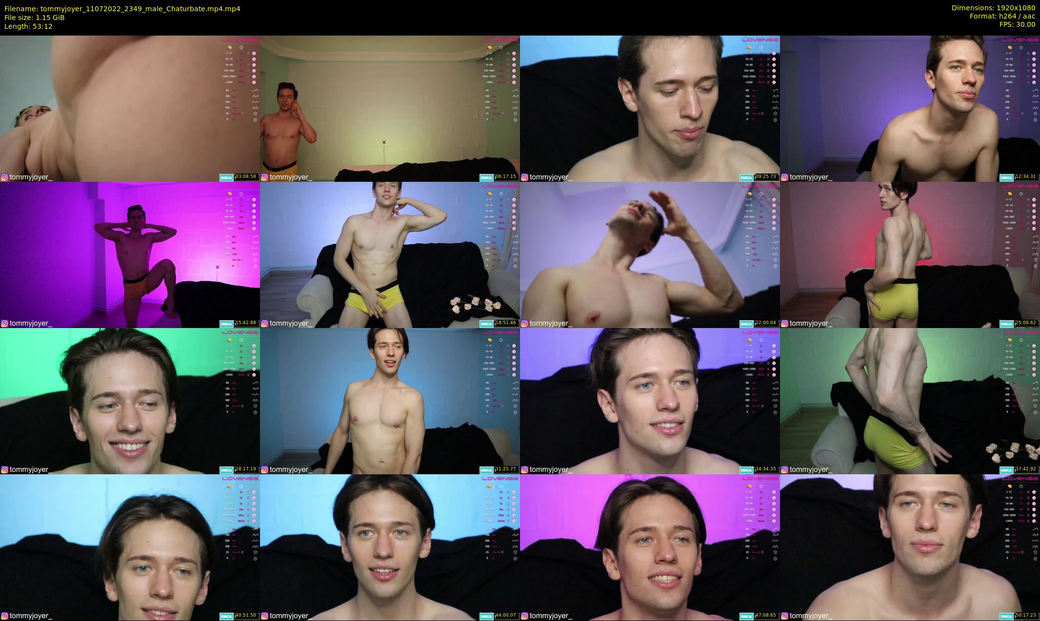 tommyjoyer — 54 minute Chaturbate male cam show recording, 1080p, Jul 11, 2022