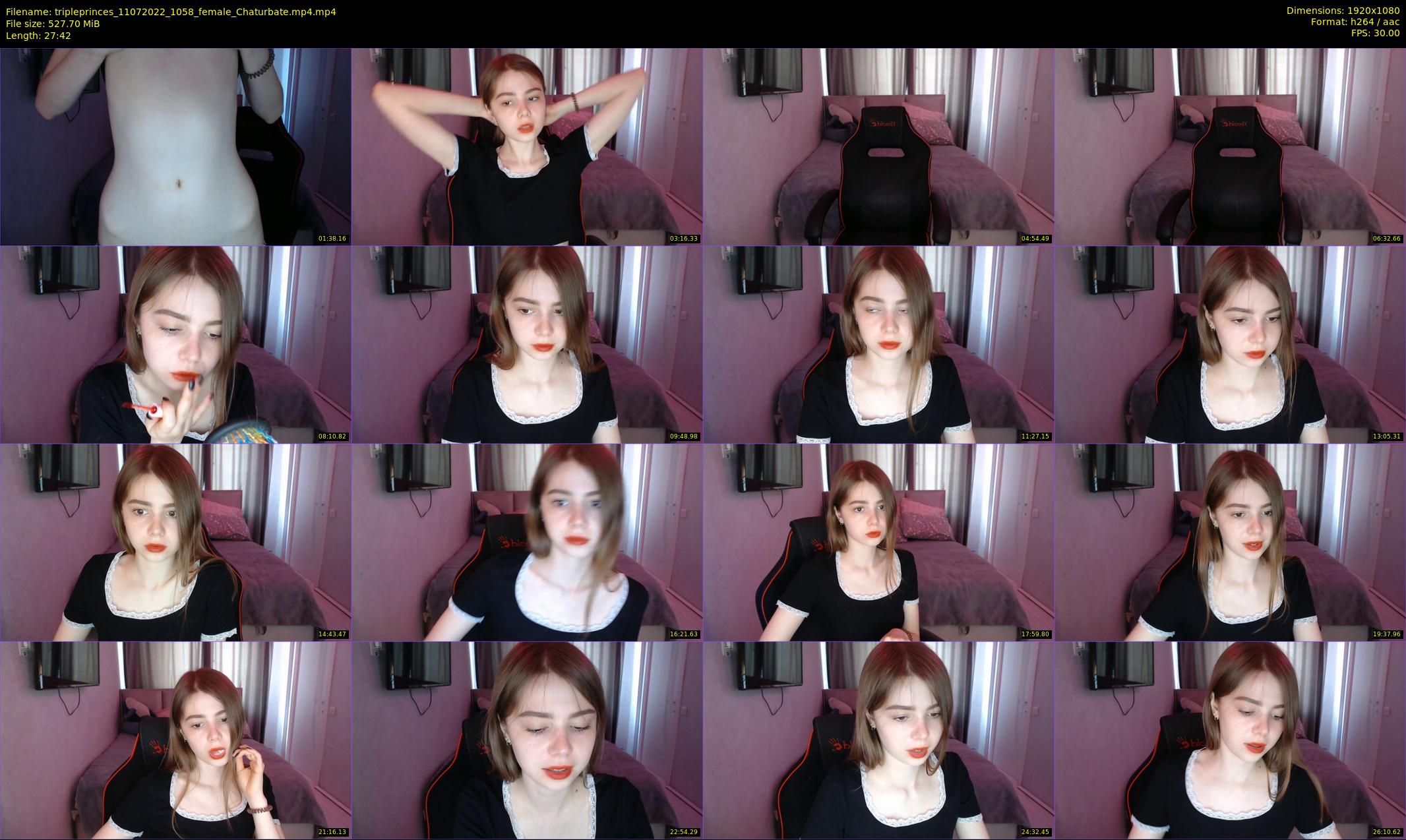 tripleprinces — 28 minute Chaturbate female cam show recording, 1080p, Jul 11, 2022