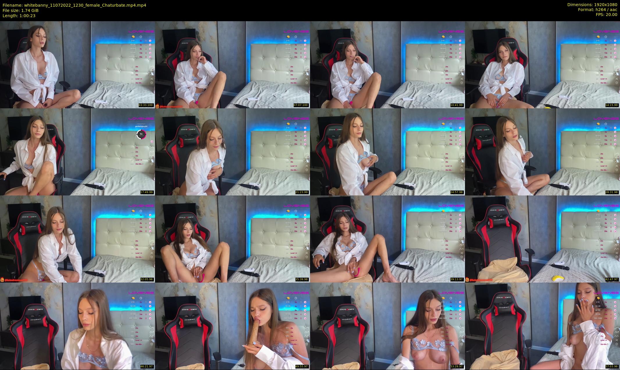 whitebanny — 61 minute Chaturbate couple cam show recording, 1080p, Jul 11, 2022