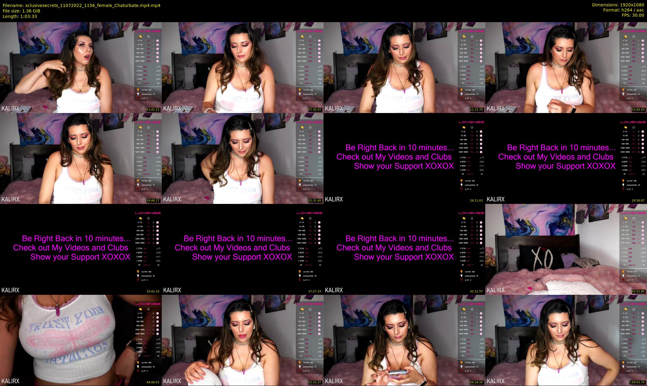 xclusivesecrets — 64 minute Chaturbate female cam show recording, 1080p, Jul 11, 2022