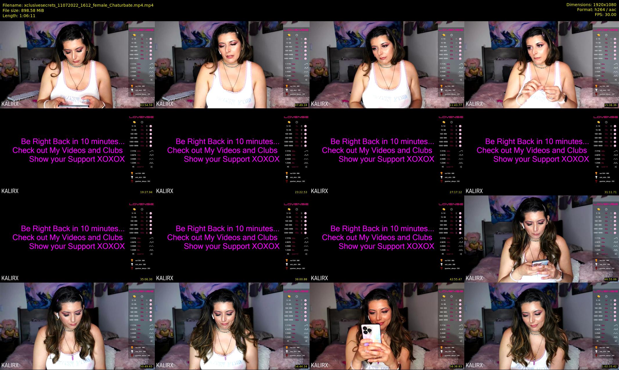 xclusivesecrets — 67 minute Chaturbate female cam show recording, 1080p, Jul 11, 2022
