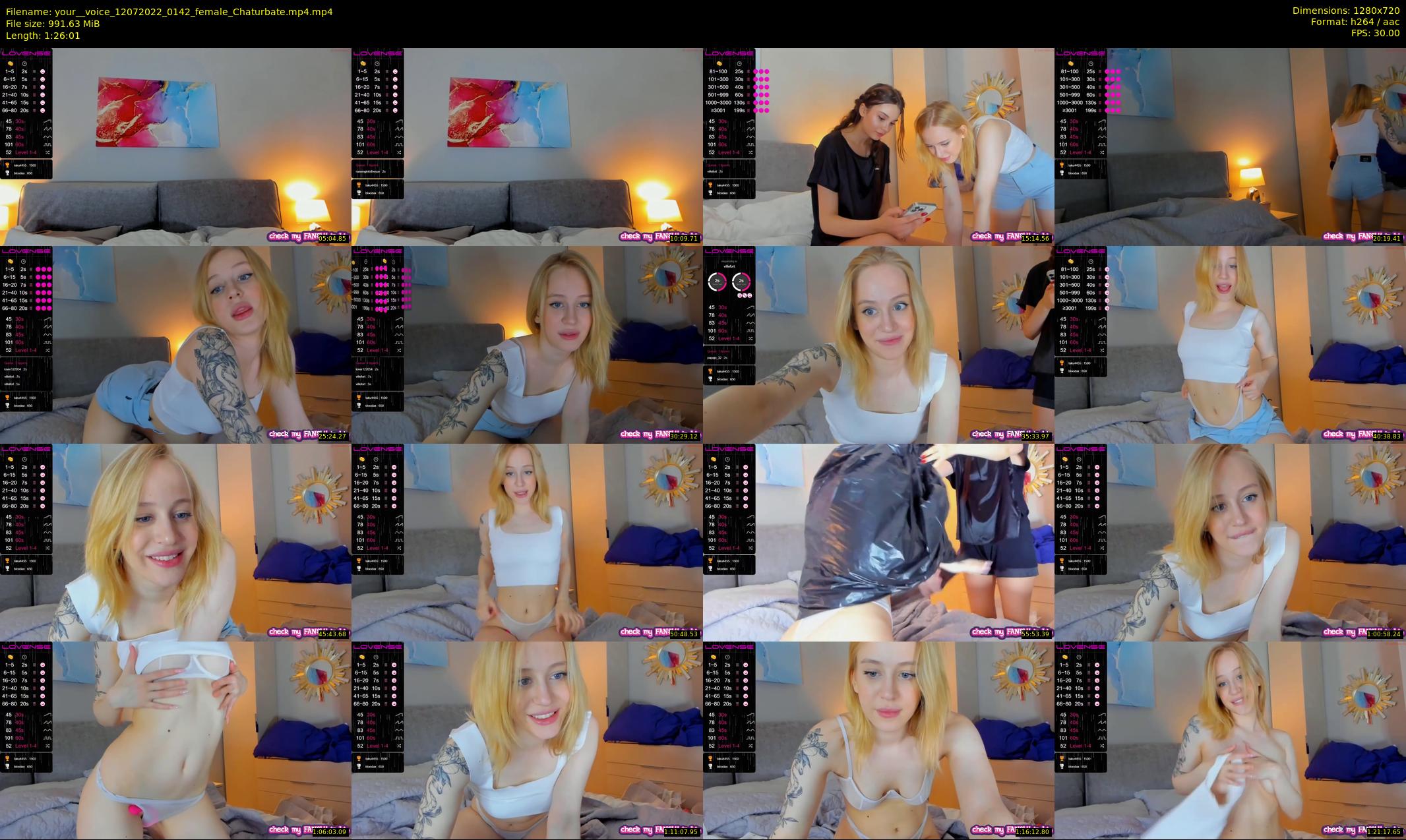 your__voice — 87 minute Chaturbate female cam show recording, 720p, Jul 12, 2022