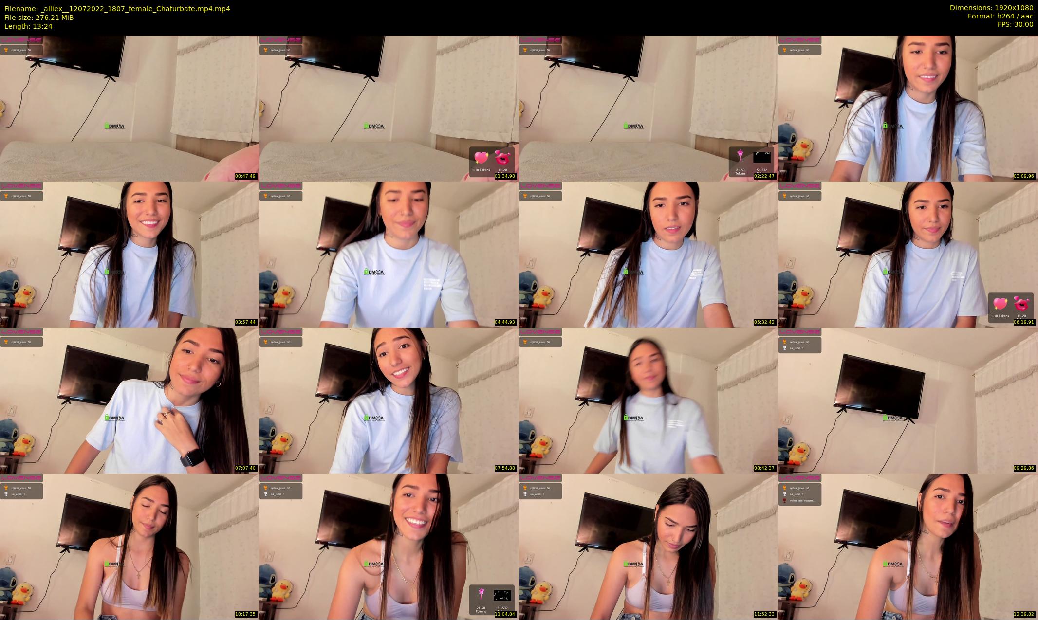 _alliex_ — 14 minute Chaturbate female cam show recording, 1080p, Jul 12, 2022