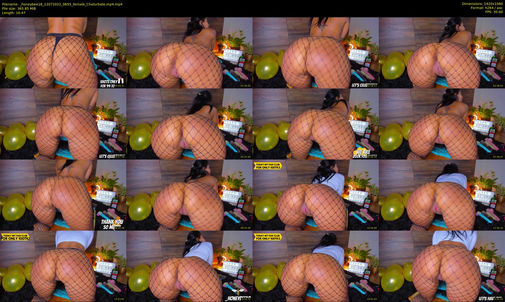 _honeybee18 — 17 minute Chaturbate female cam show recording, 1080p, Jul 12, 2022