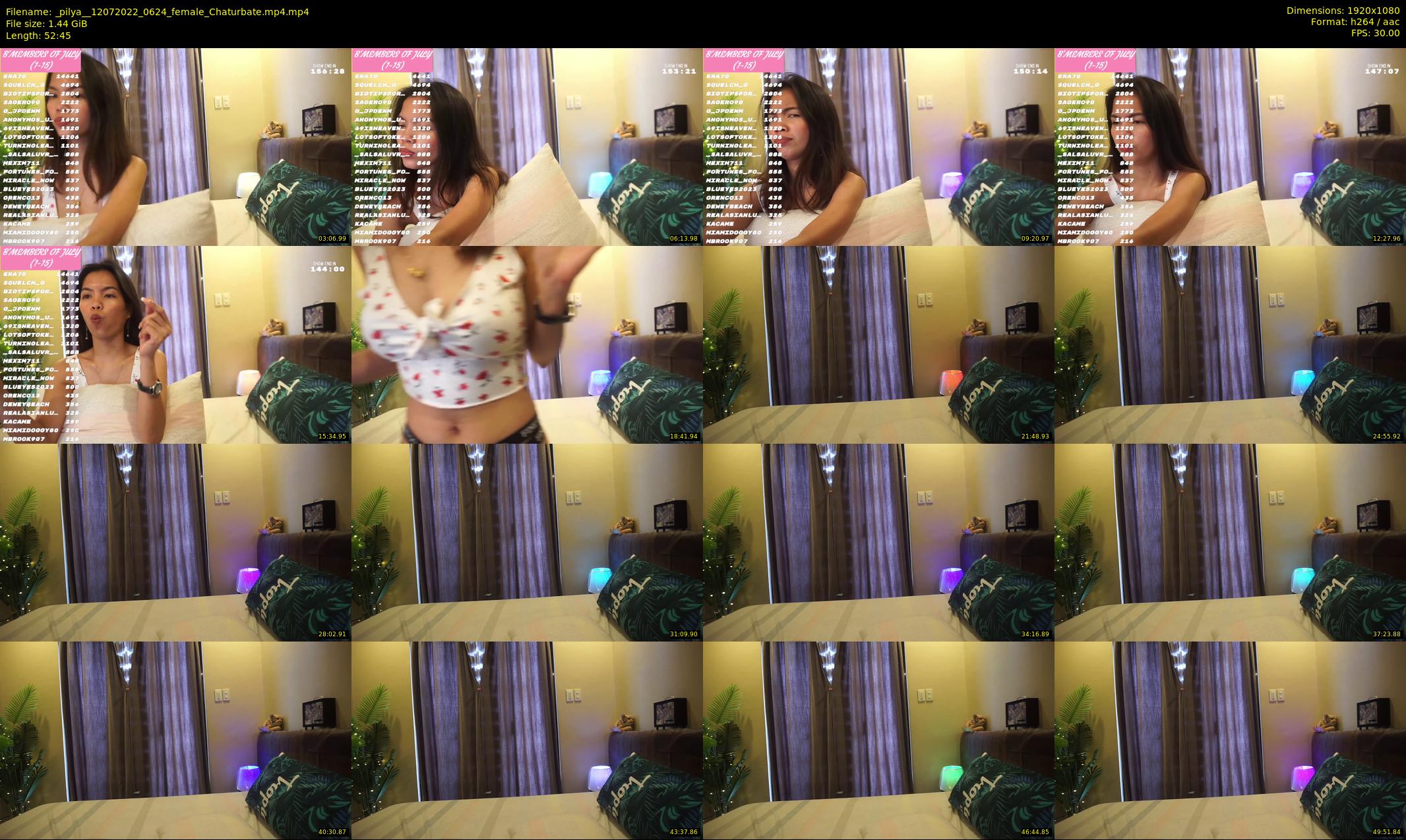 _pilya_ — 53 minute Chaturbate female cam show recording, 1080p, Jul 12, 2022