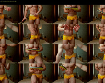 adam_muscle_ — 9 minute Chaturbate male cam show recording, 1080p, Jul 12, 2022