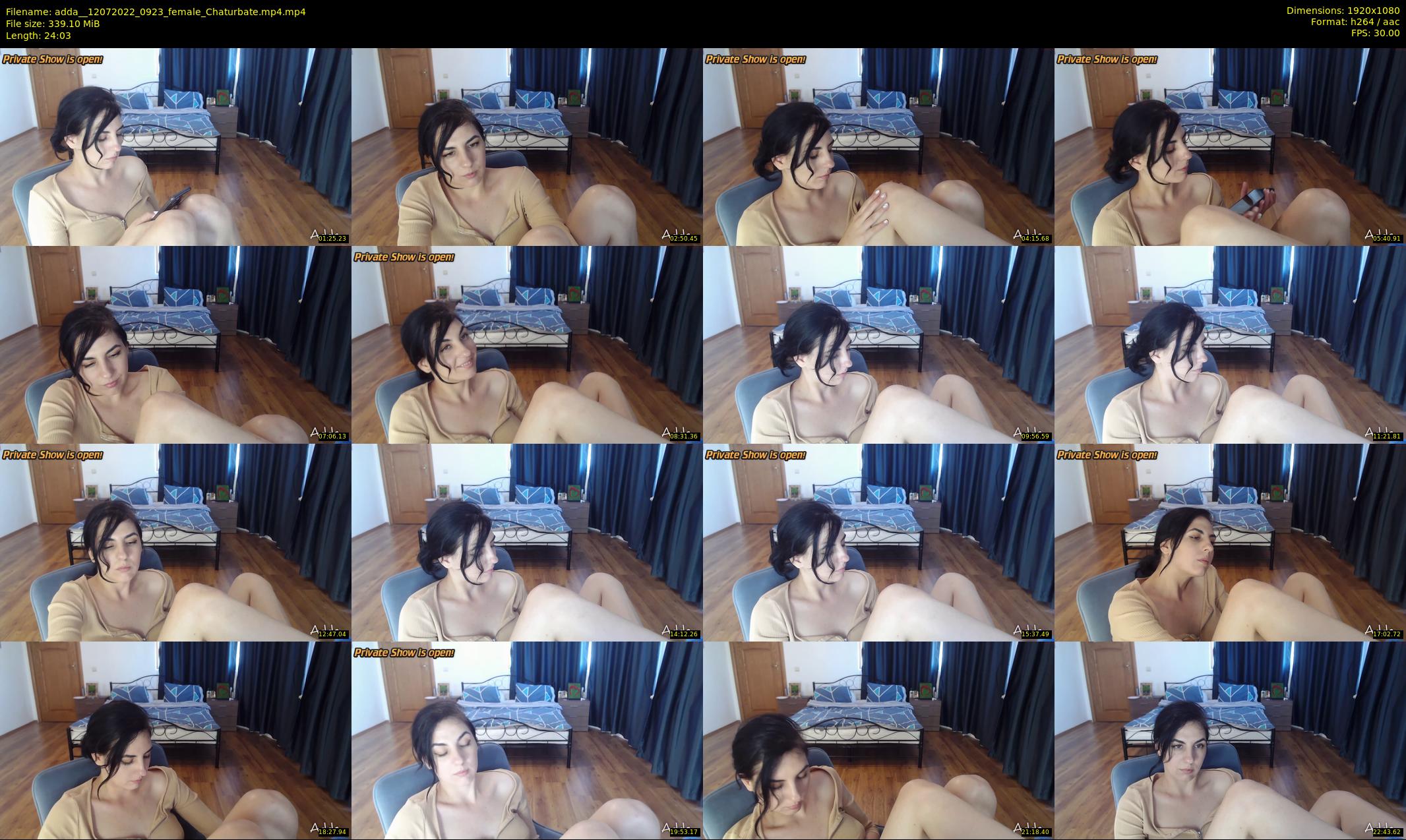 adda_ — 25 minute Chaturbate female cam show recording, 1080p, Jul 12, 2022