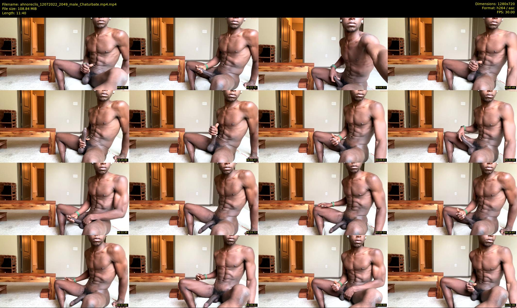 ahnoreclis — 12 minute Chaturbate male cam show recording, 720p, Jul 12, 2022