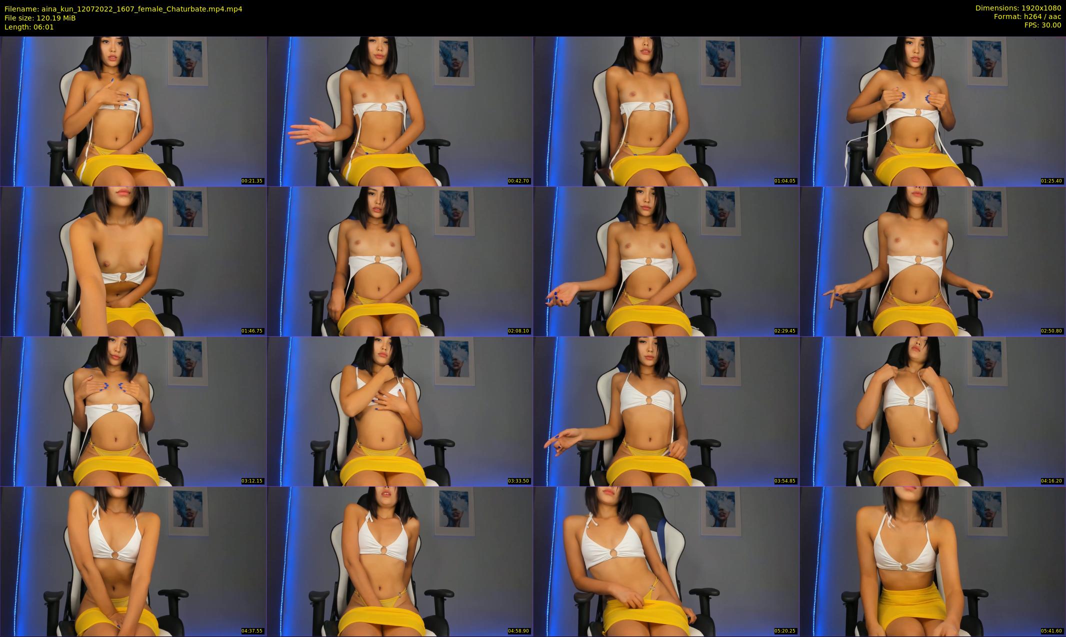 aina_kun — 7 minute Chaturbate female cam show recording, 1080p, Jul 12, 2022