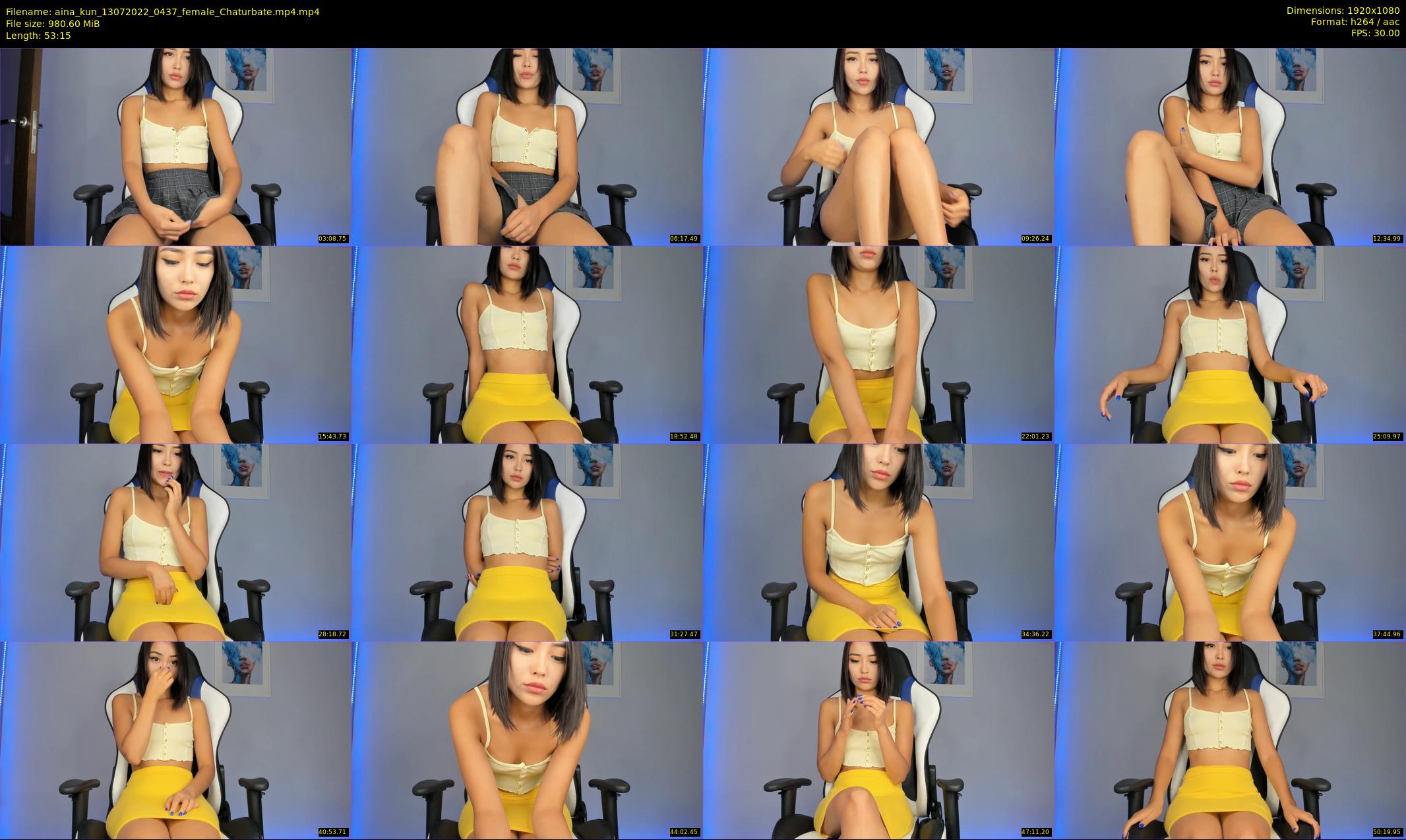 aina_kun — 54 minute Chaturbate female cam show recording, 1080p, Jul 13, 2022