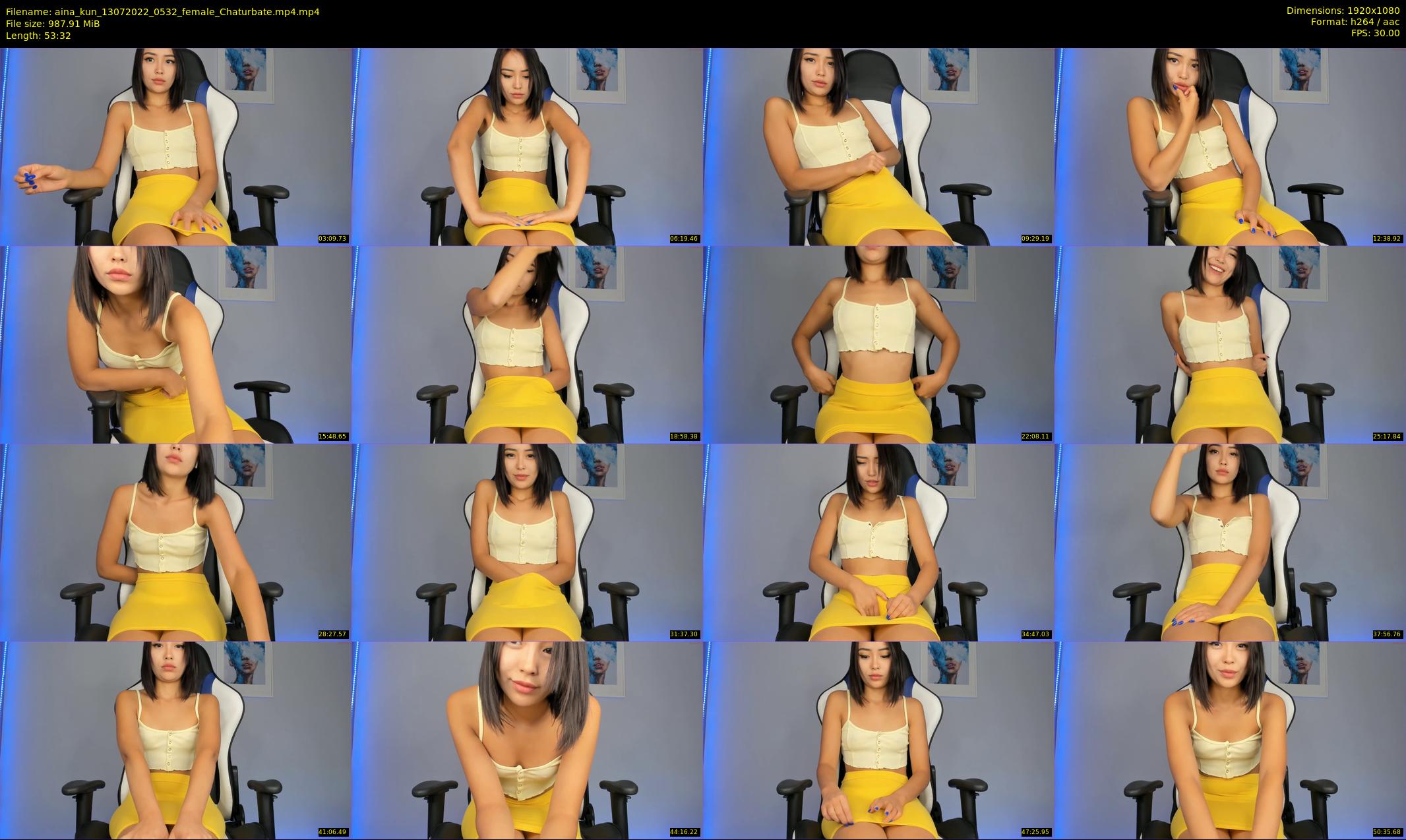 aina_kun — 54 minute Chaturbate female cam show recording, 1080p, Jul 13, 2022