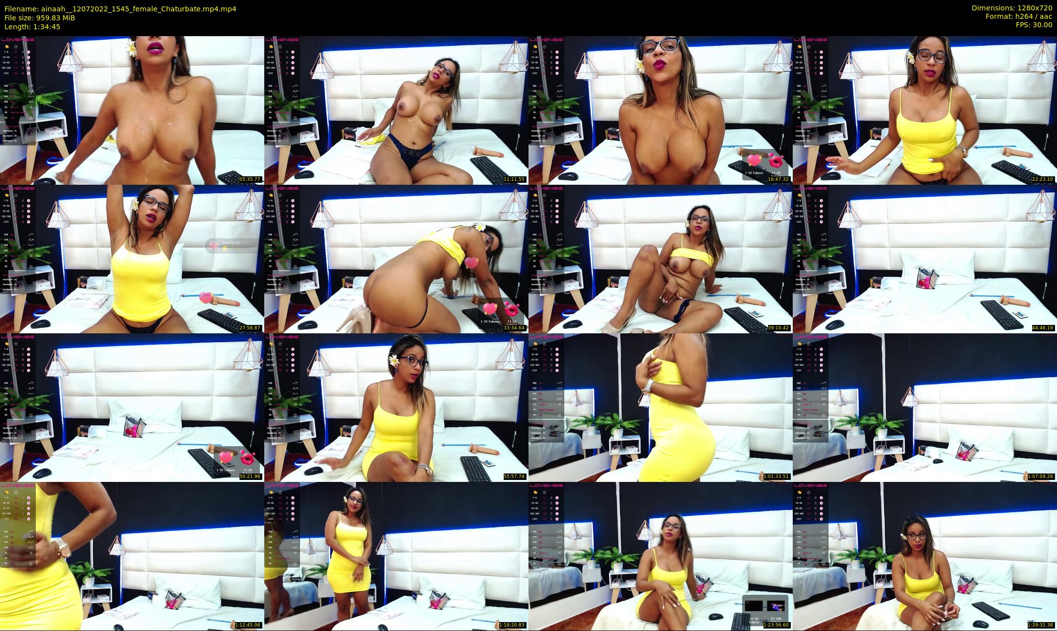 ainaah_ — 95 minute Chaturbate female cam show recording, 720p, Jul 12, 2022