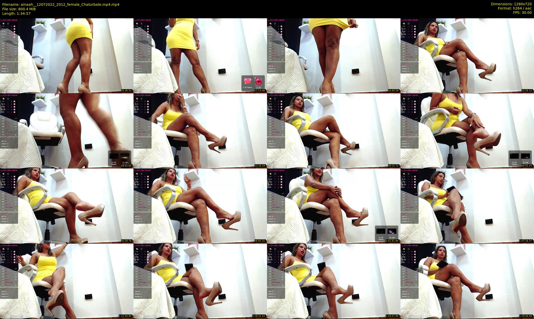 ainaah_ — 95 minute Chaturbate female cam show recording, 720p, Jul 12, 2022