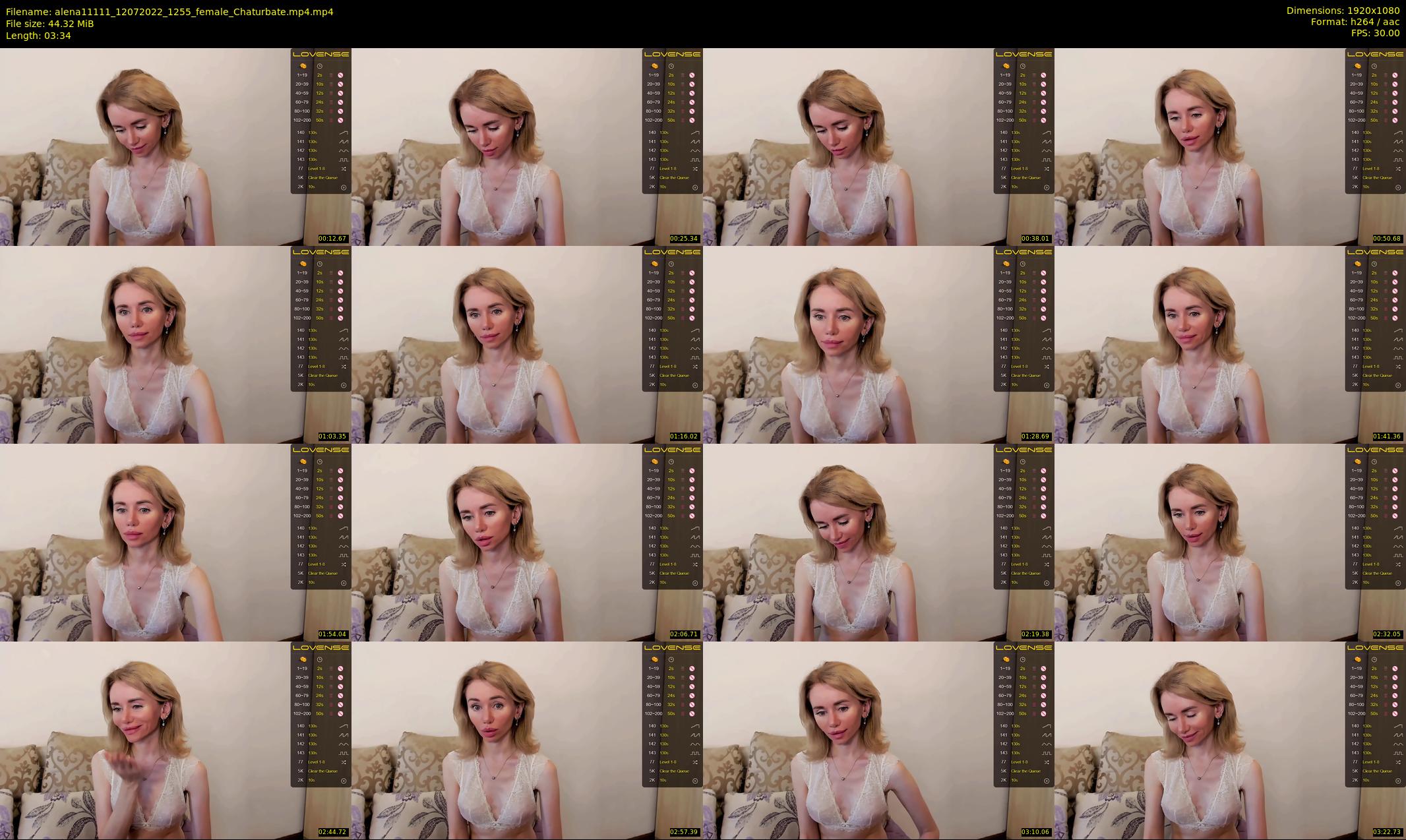 alena11111 — 4 minute Chaturbate female cam show recording, 1080p, Jul 12, 2022