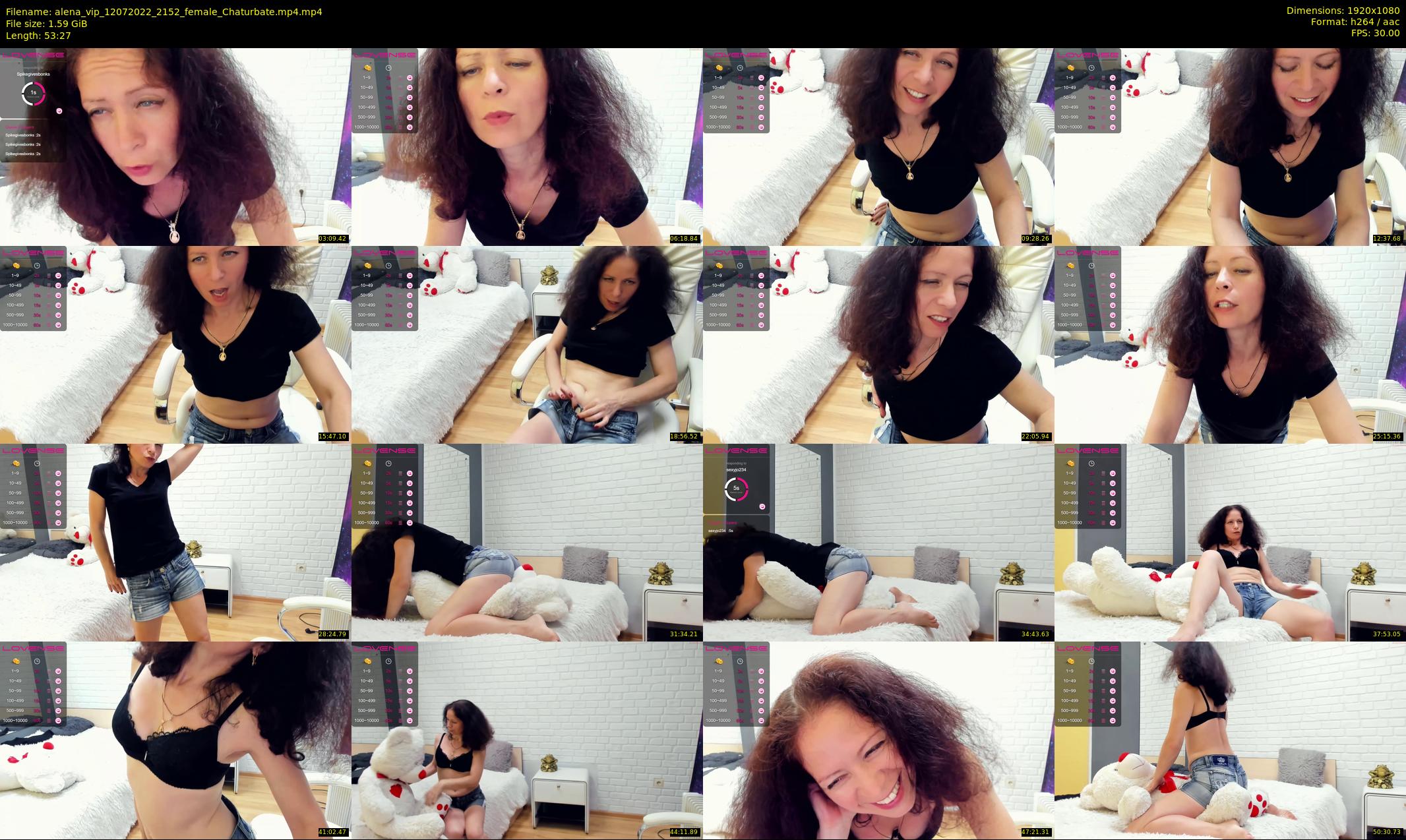 alena_vip — 54 minute Chaturbate female cam show recording, 1080p, Jul 12, 2022
