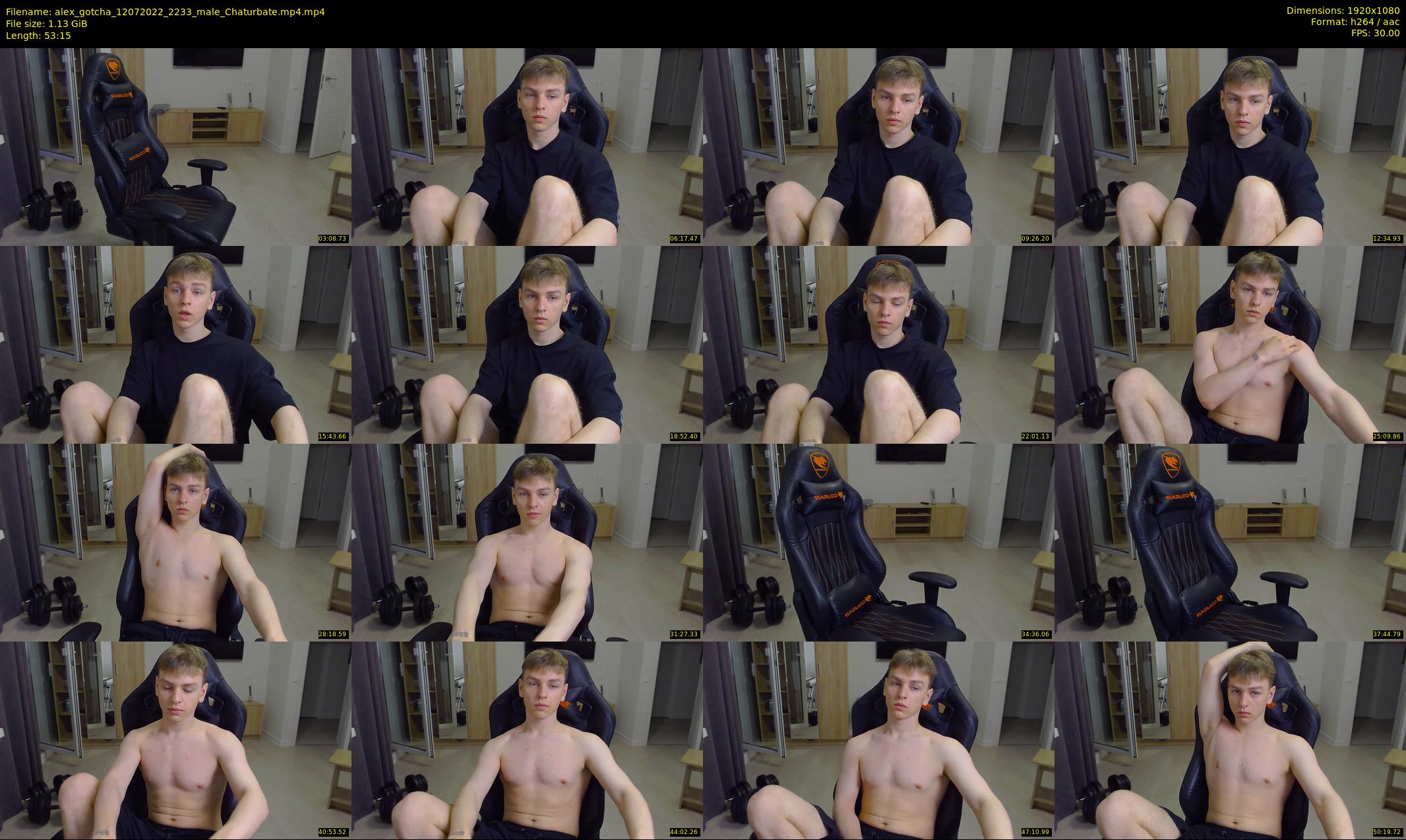 alex_gotcha — 54 minute Chaturbate male cam show recording, 1080p, Jul 12, 2022