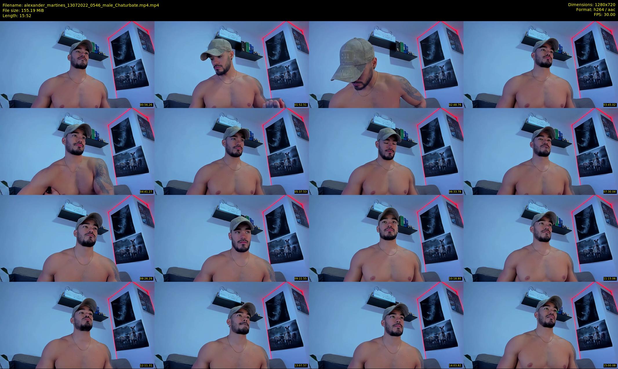 alexander_martines — 16 minute Chaturbate male cam show recording, 720p, Jul 13, 2022
