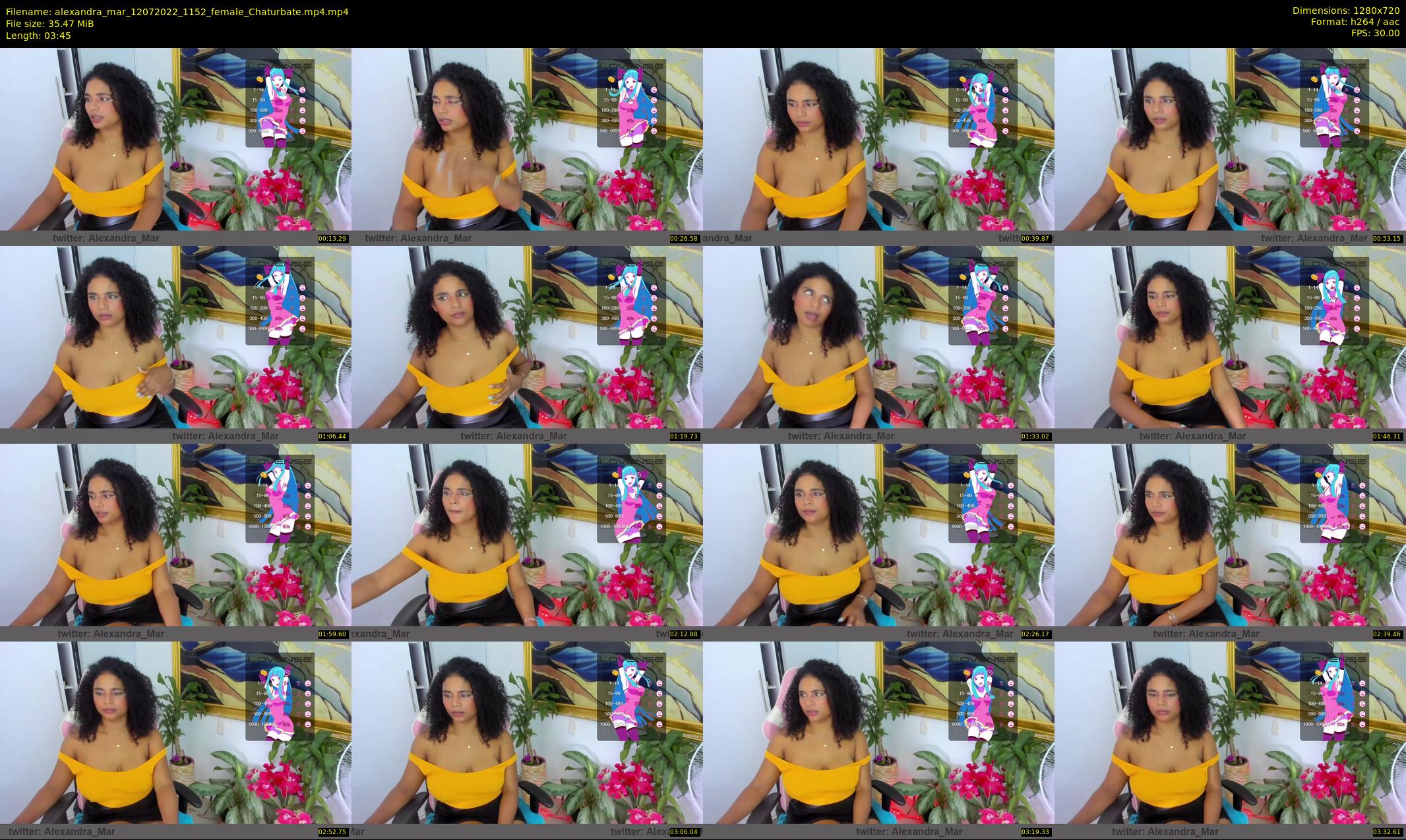 alexandra_mar — 4 minute Chaturbate female cam show recording, 720p, Jul 12, 2022