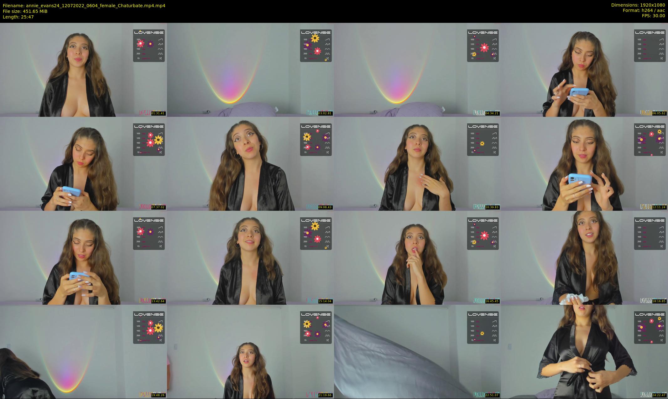 annie_evans24 — 26 minute Chaturbate female cam show recording, 1080p, Jul 12, 2022