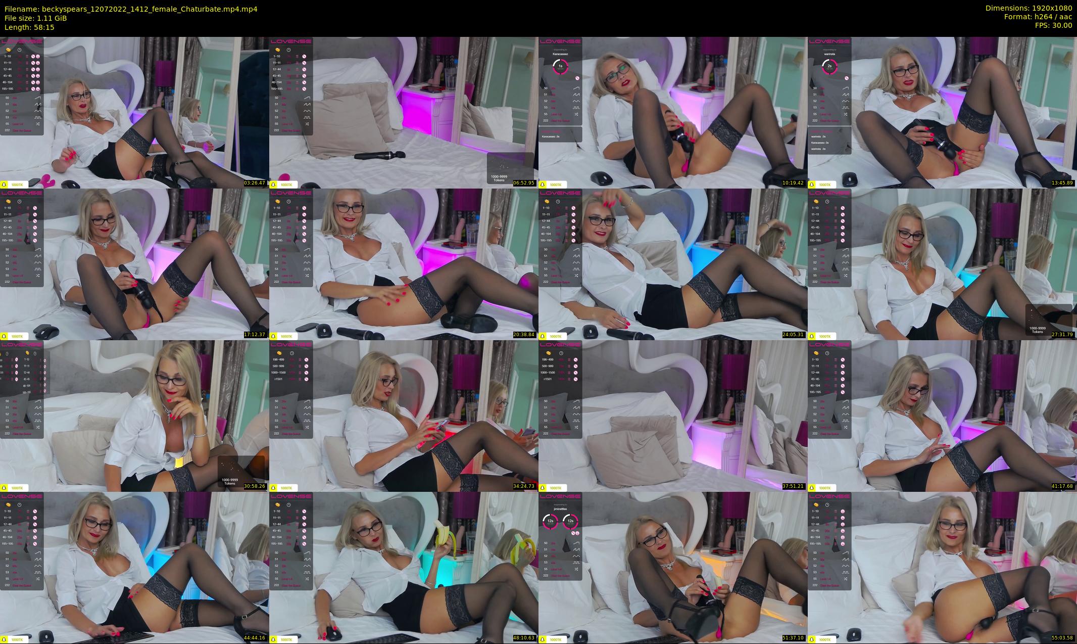 beckyspears — 59 minute Chaturbate female cam show recording, 1080p, Jul 12, 2022